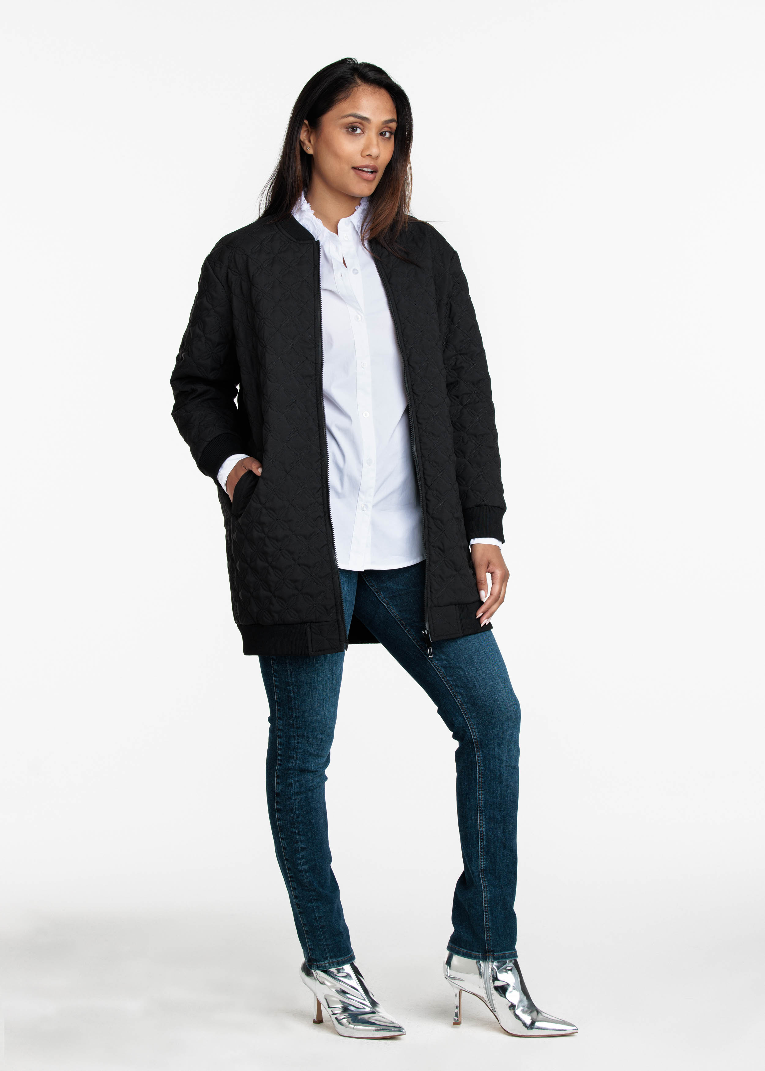 Coat Bomber Fancy Quilt