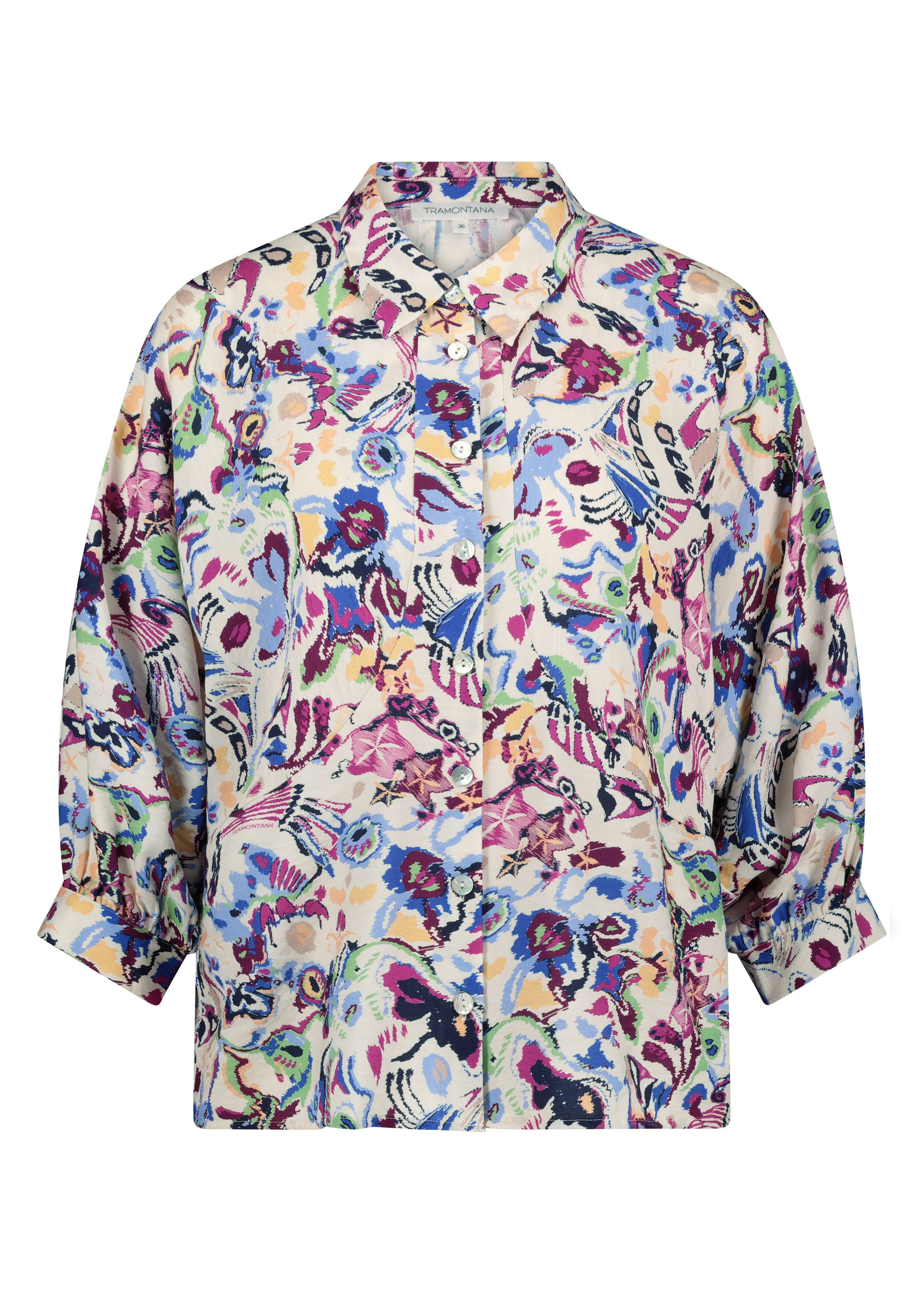 Blouse Spring Garden Print