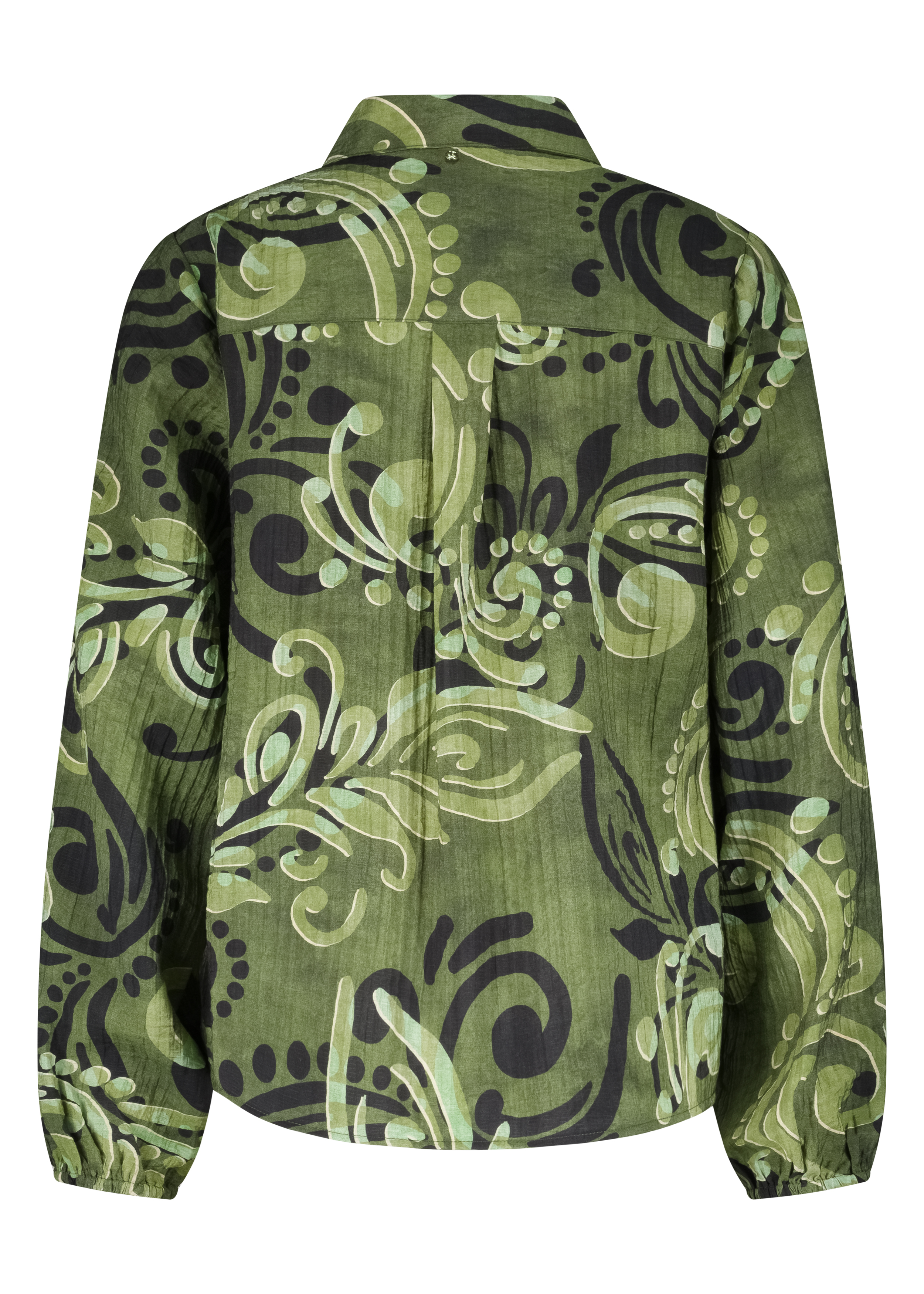 Blouse Green Elegance