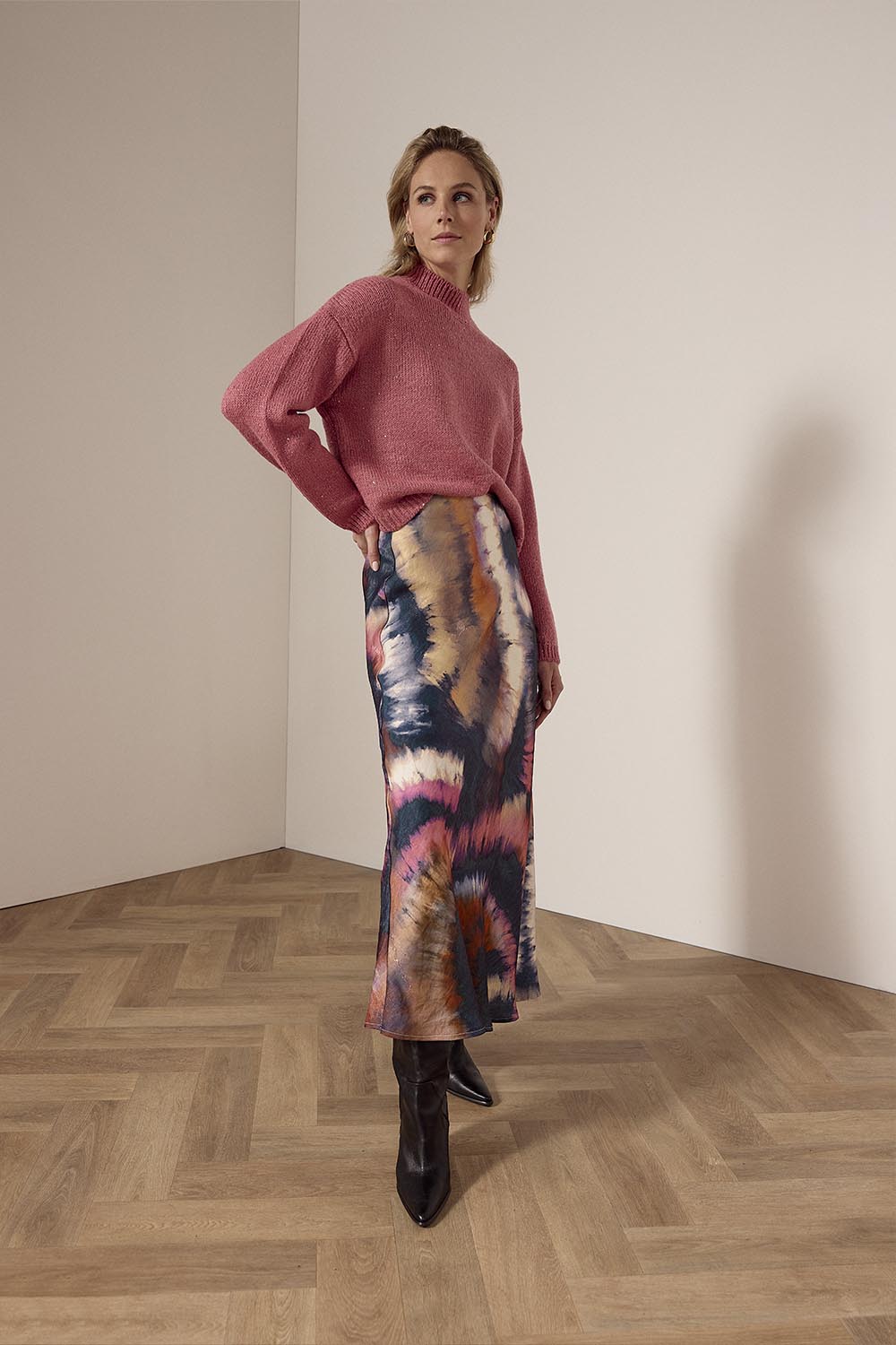 Maxi Skirt Tie Dye Frost