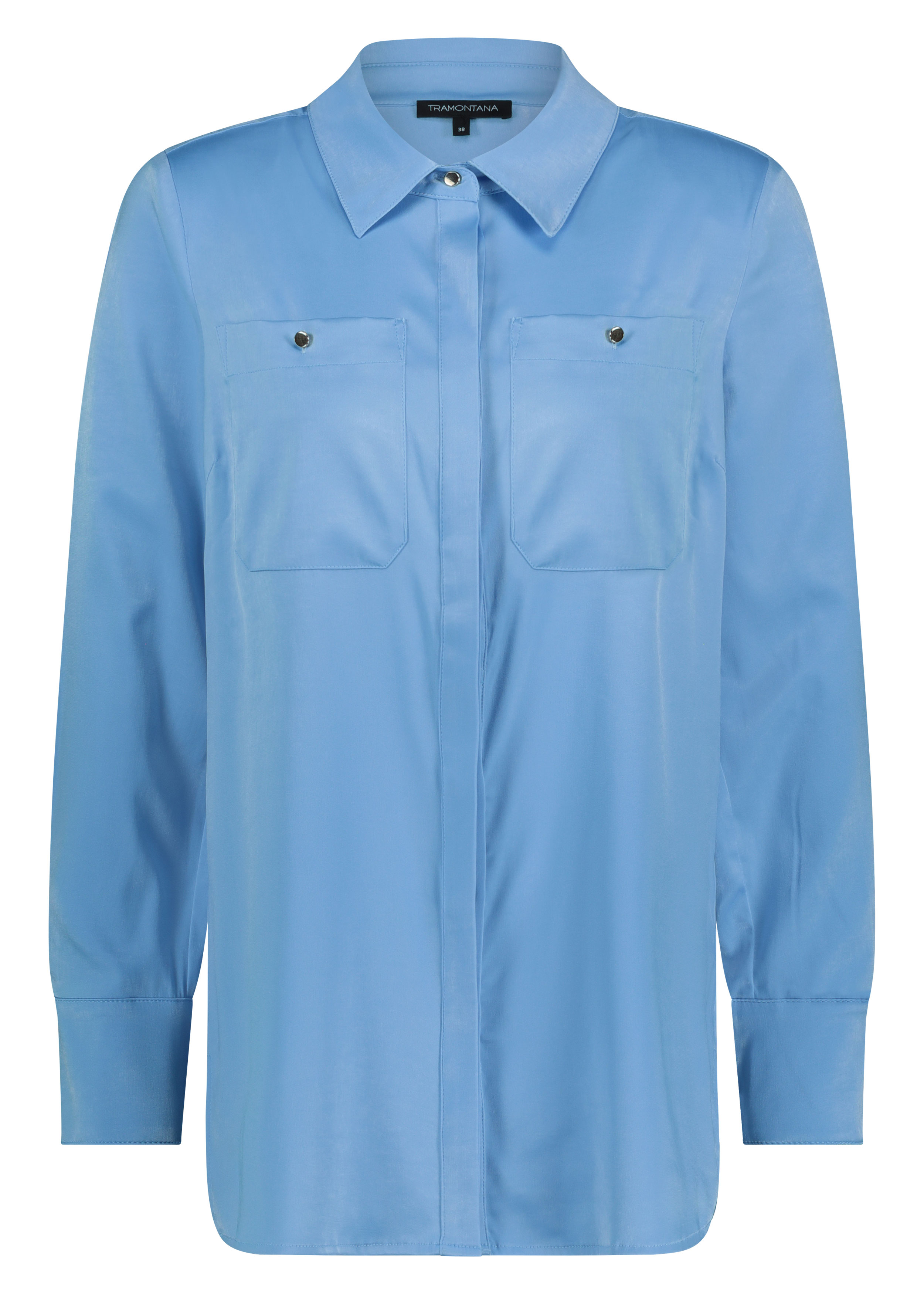 Blouse Satin Pockets