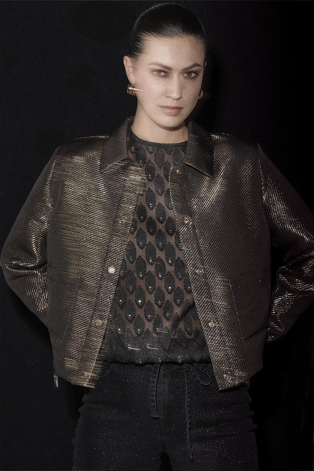 Tailored Lurex Jacket
