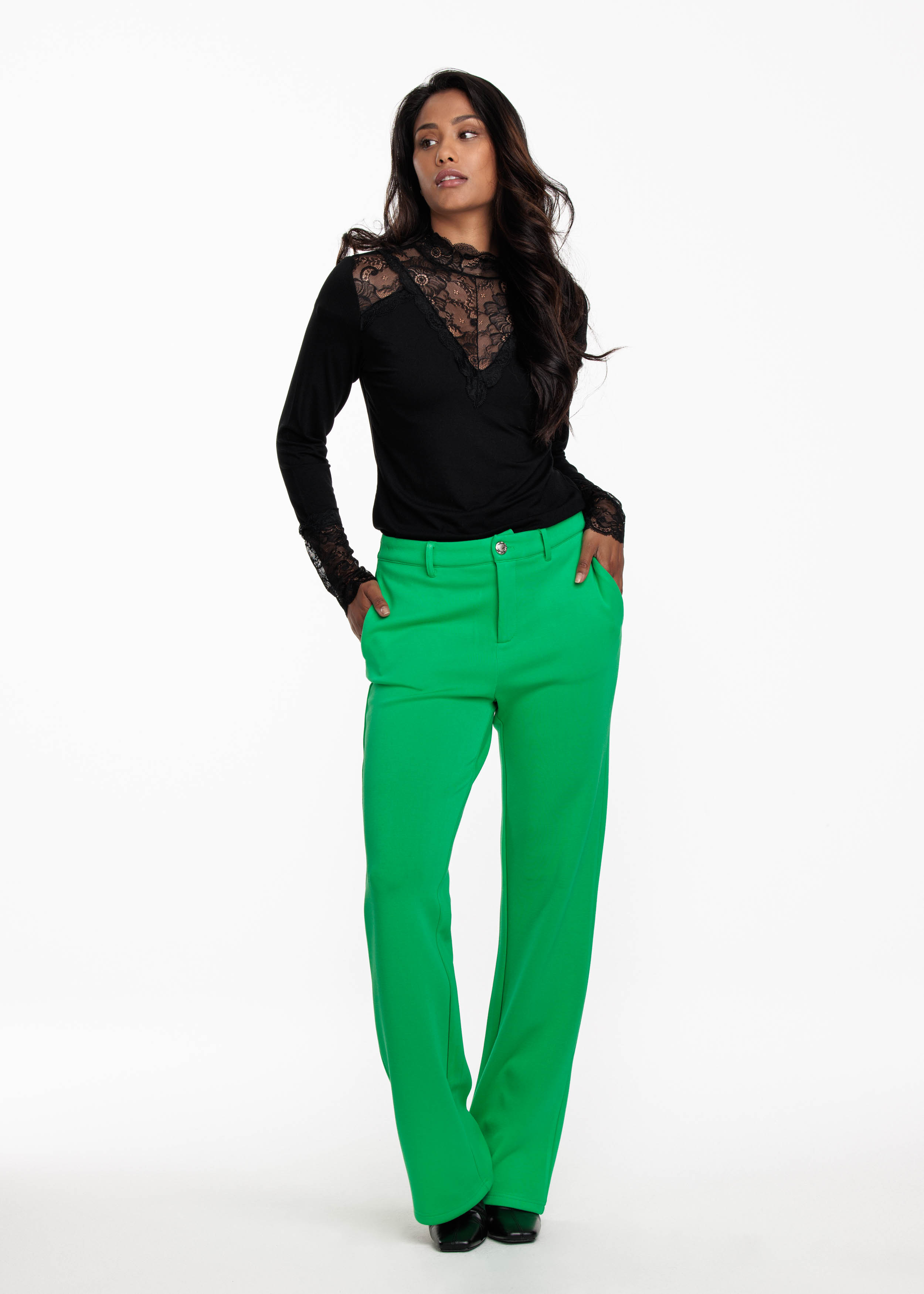 Trousers Straight Leg Sweat