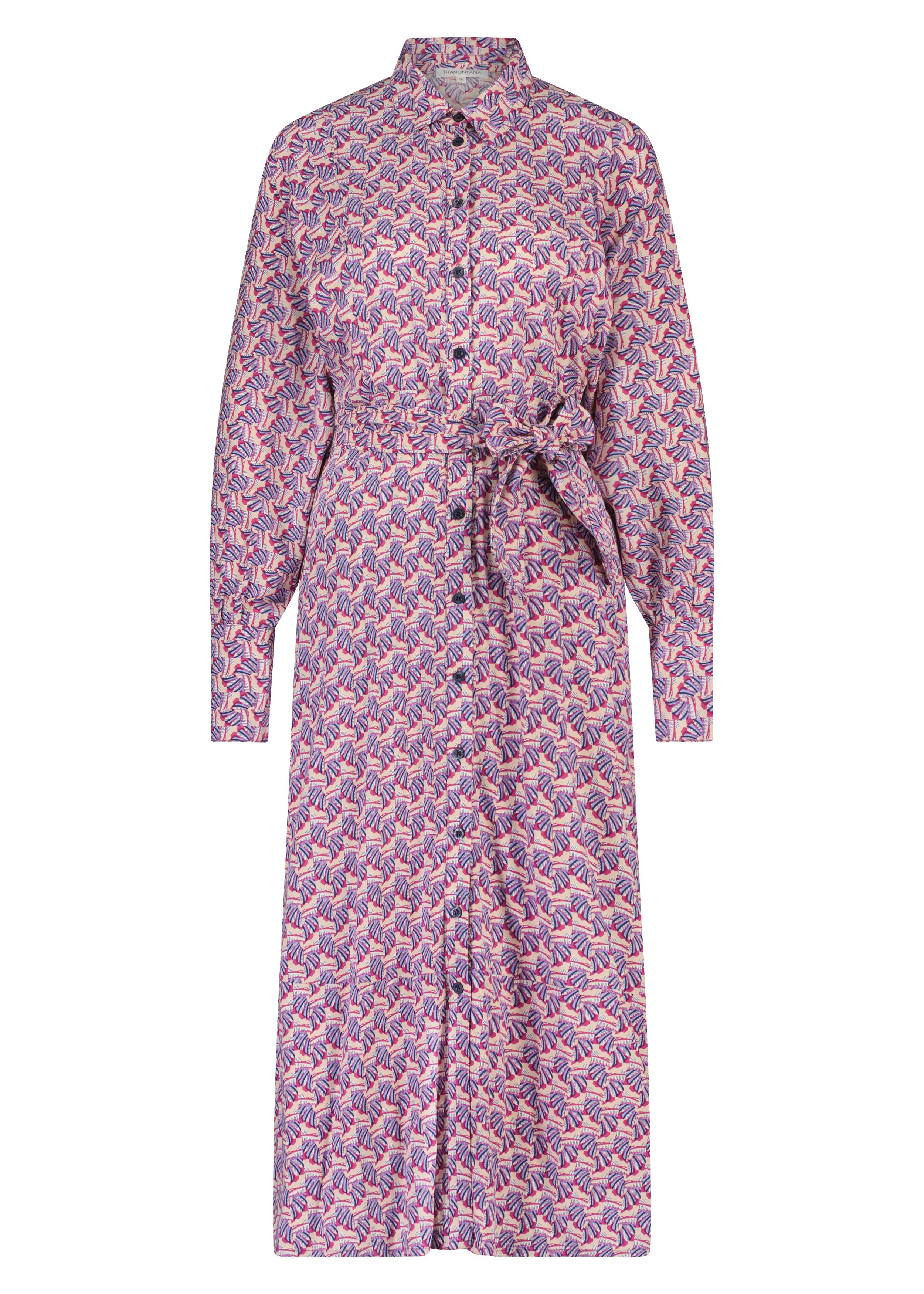 Dress African Motif Print
