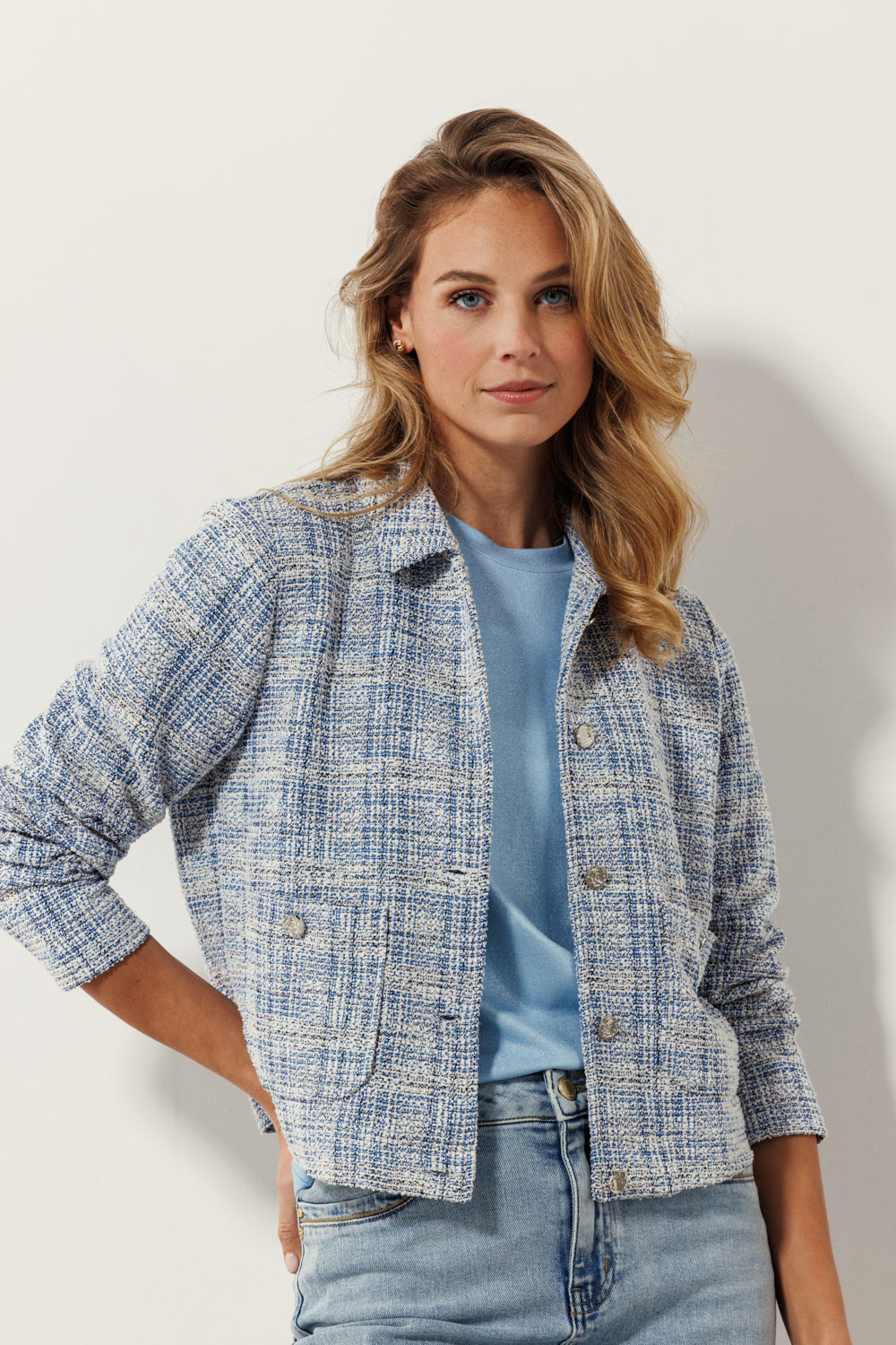 Stretch Tweed Jacket