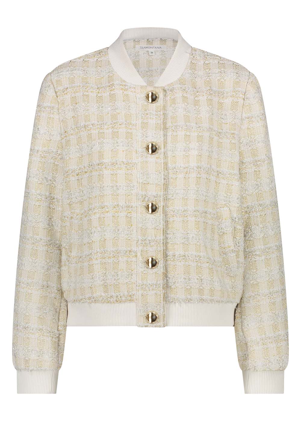 Tweed Bomber Jacket