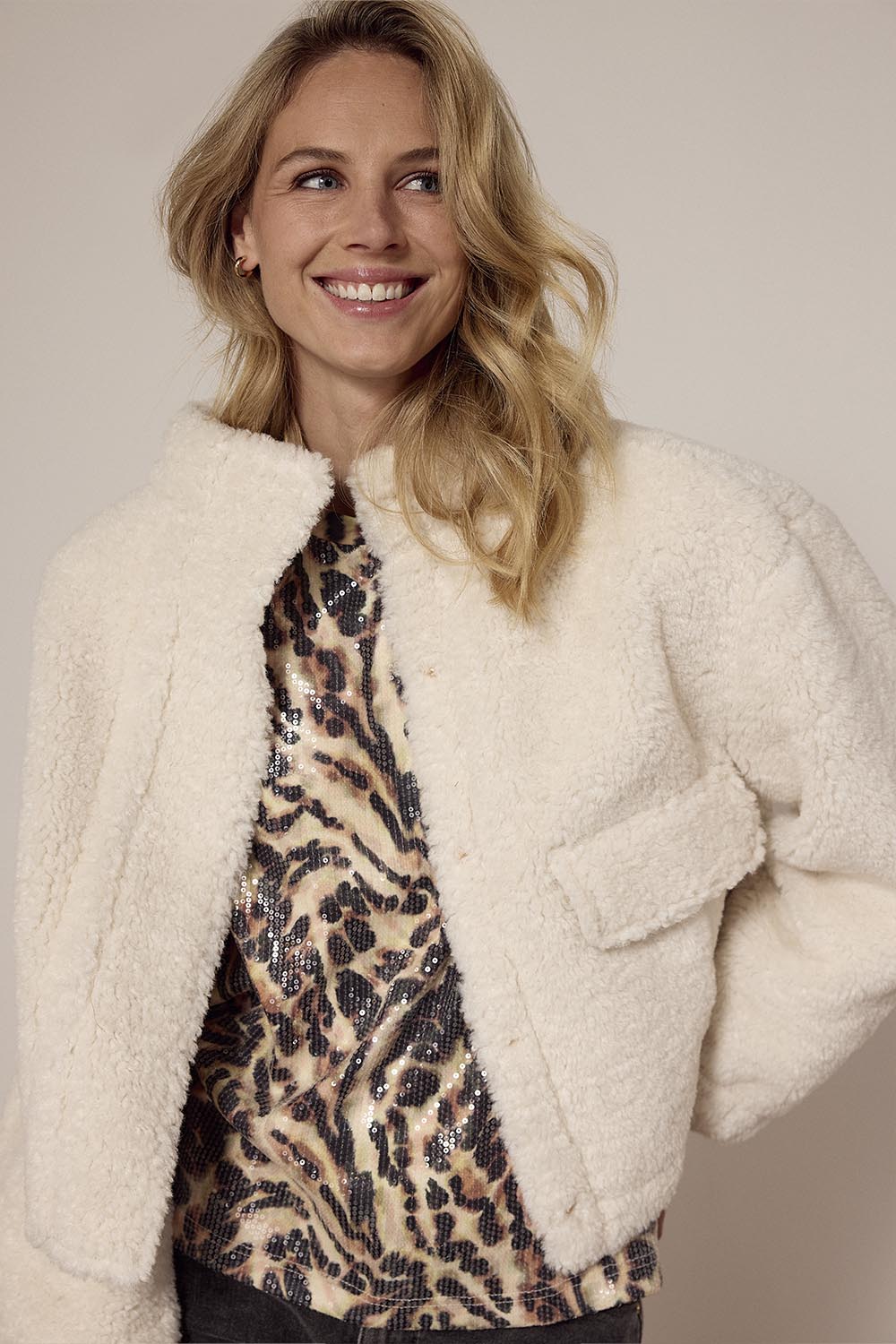 Sequin Top Wild Illusion