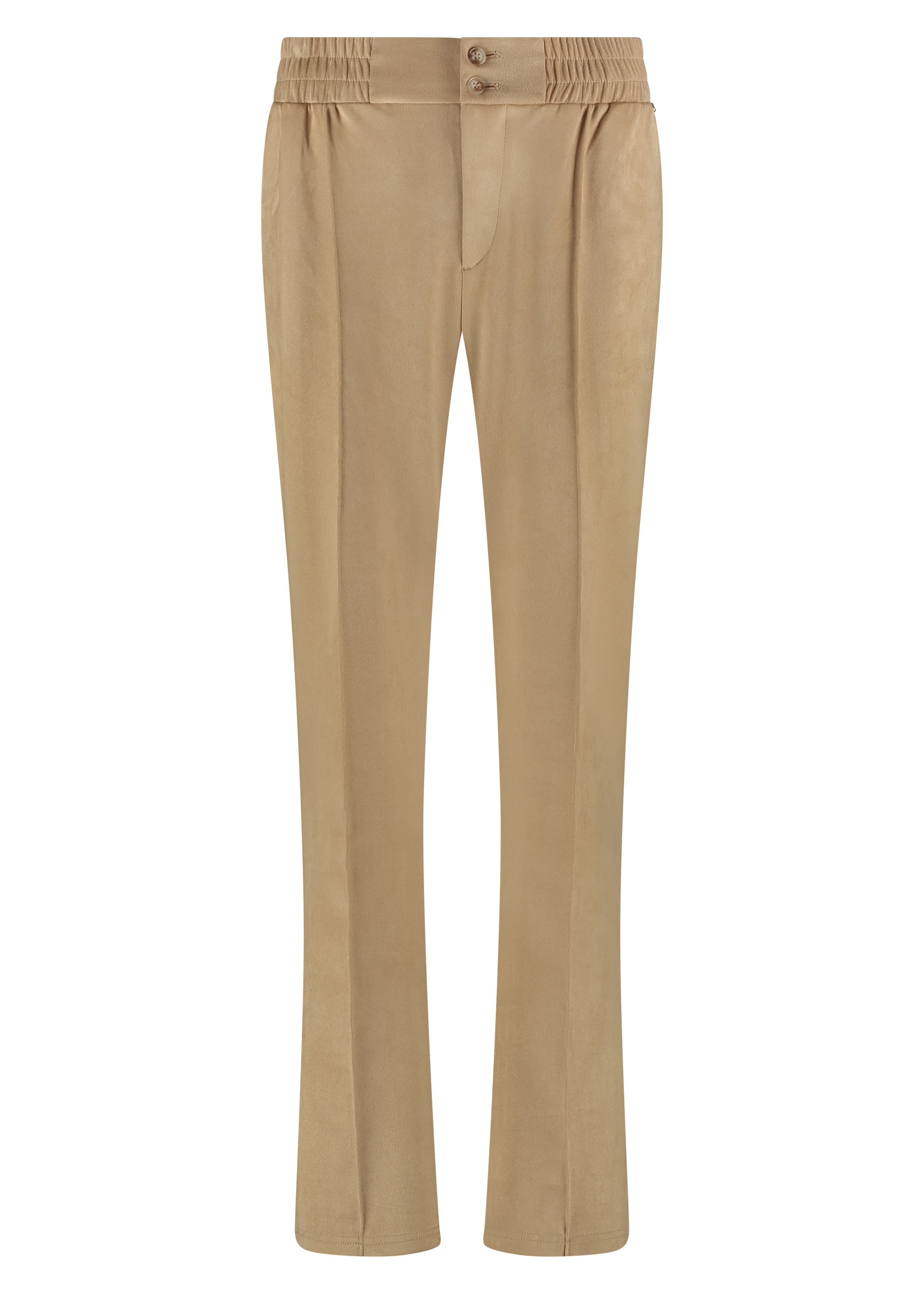 Trousers Flared Suedine