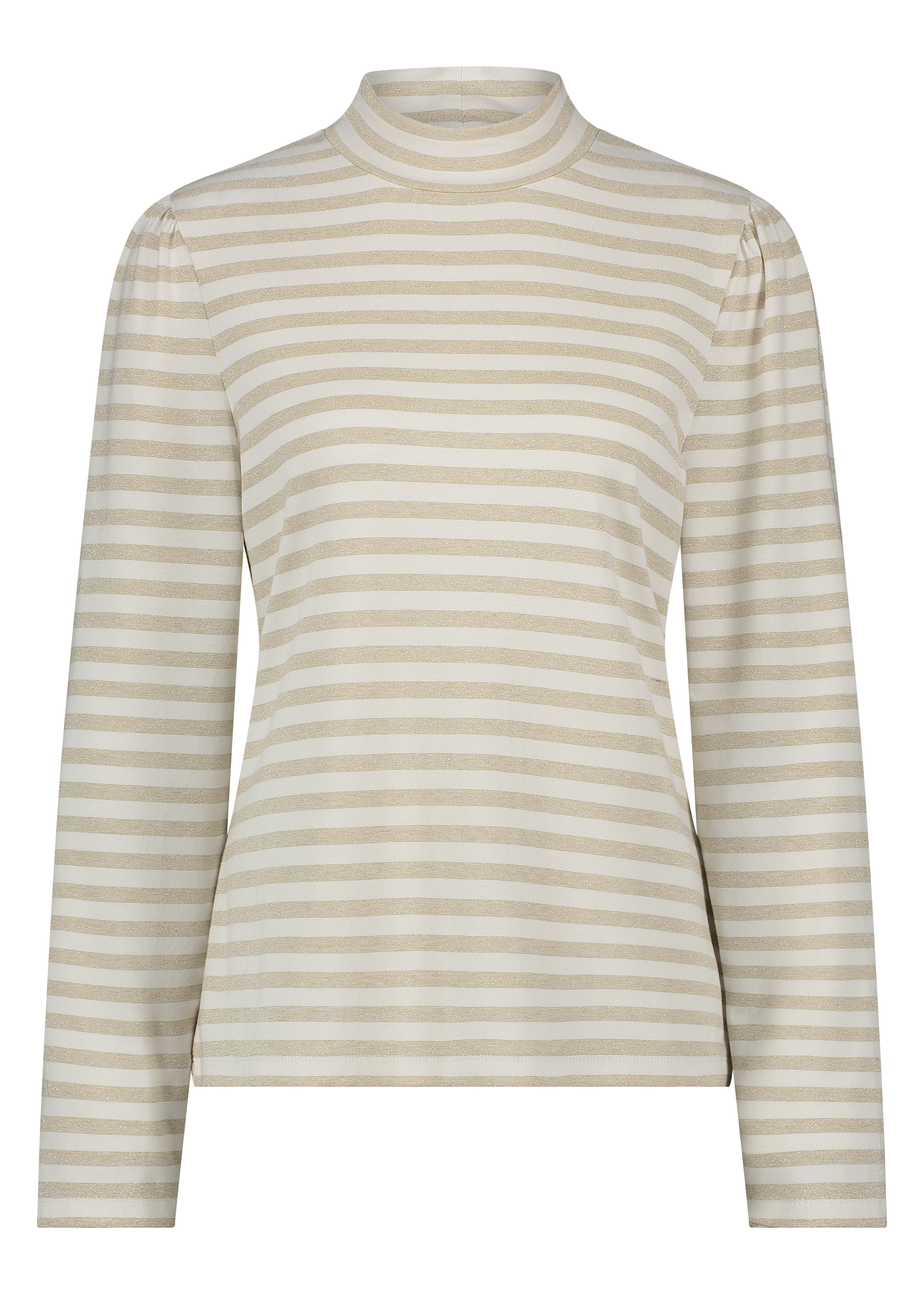 Top Mock Neck Lurex Stripes