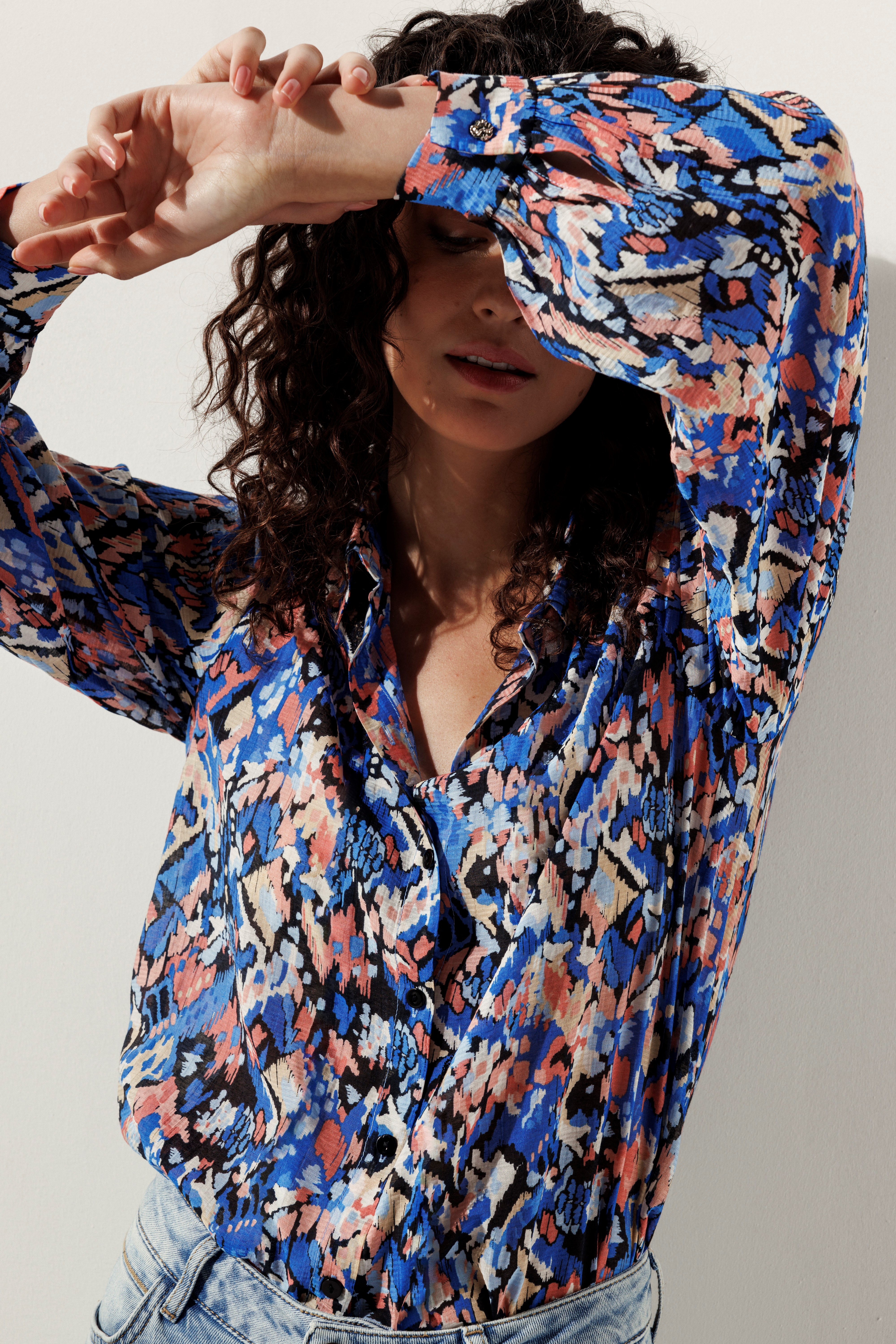Blouse Multi Colour Motion