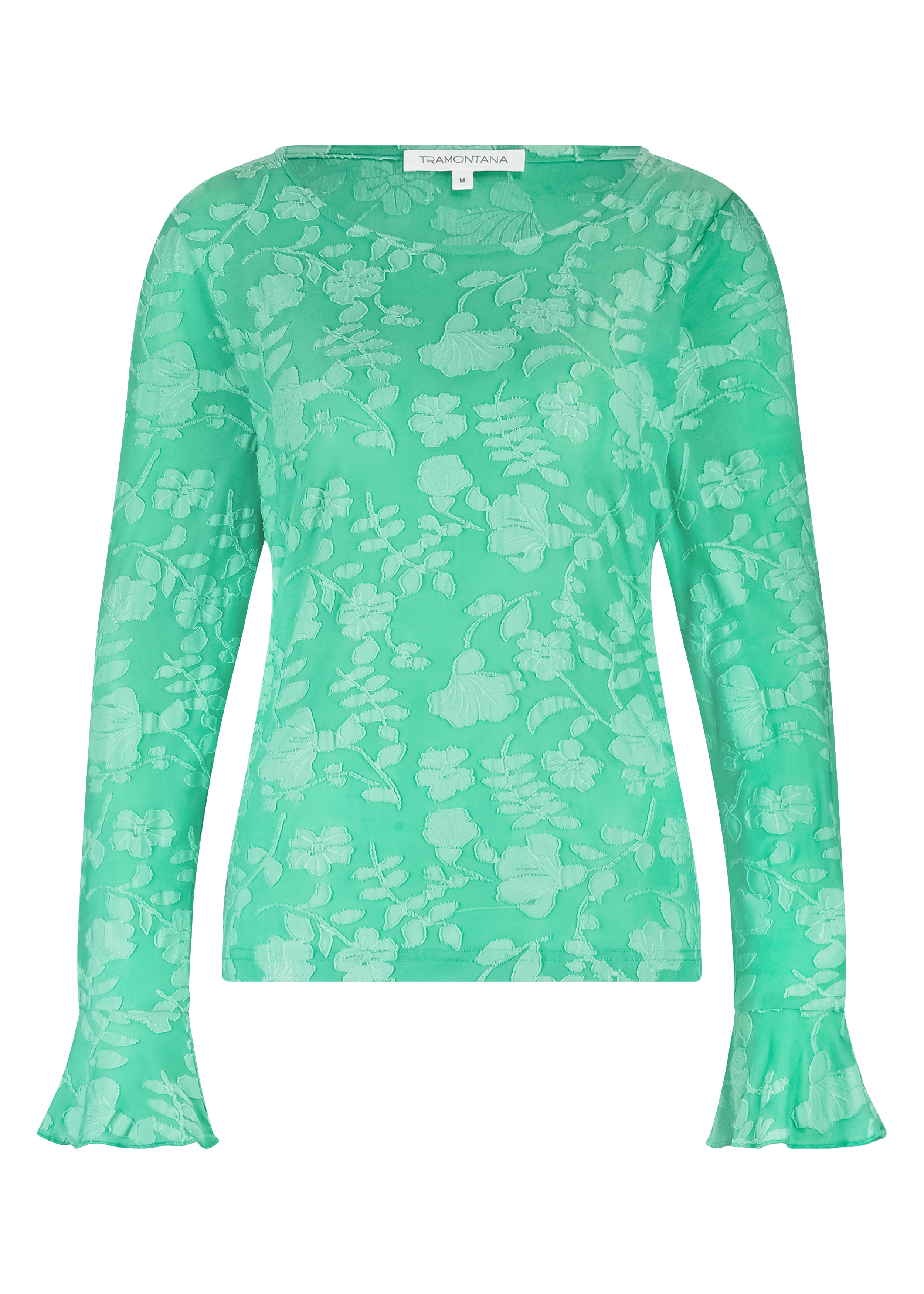 Flared-Sleeve Ausbrenner Top