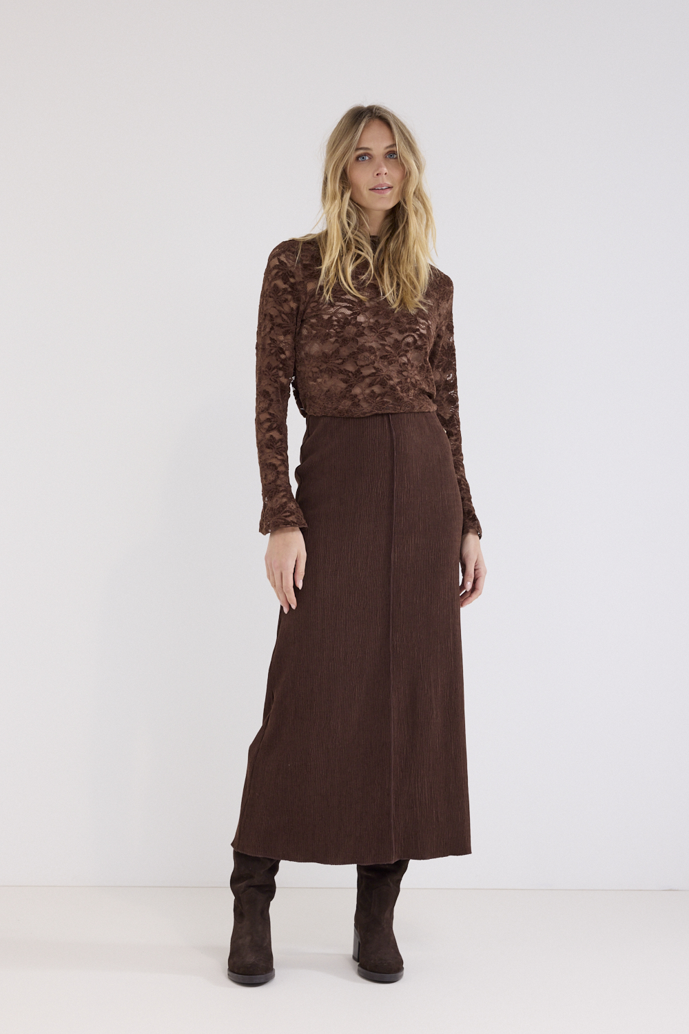 Knitted Maxi Skirt