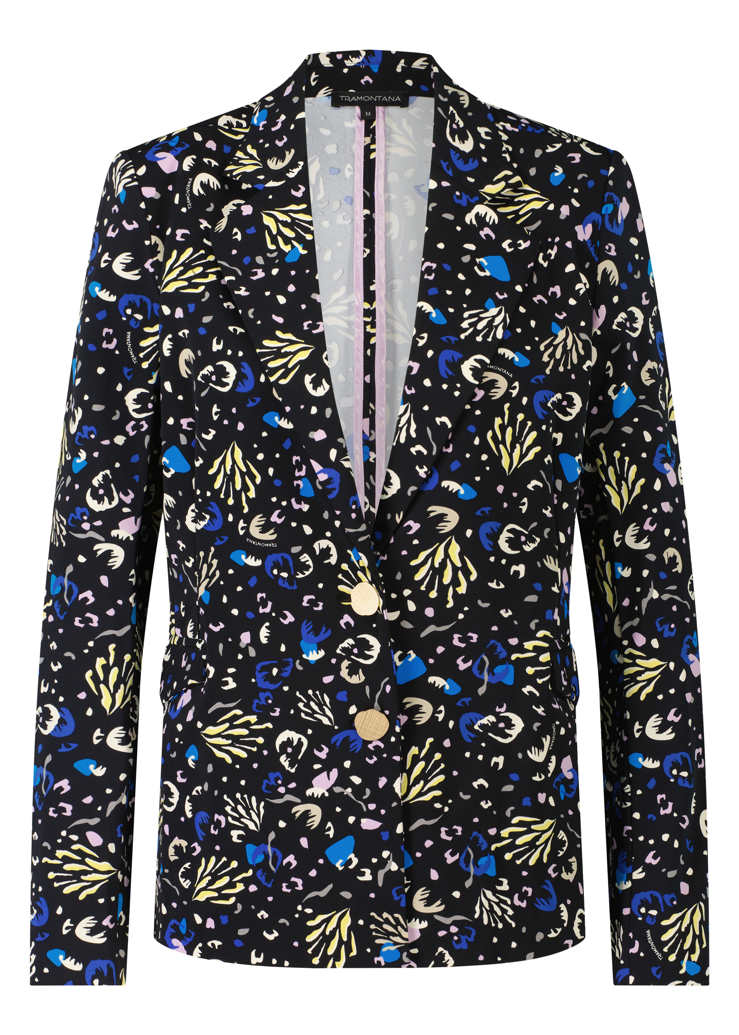 Blazer Travel Abstract Flower Print
