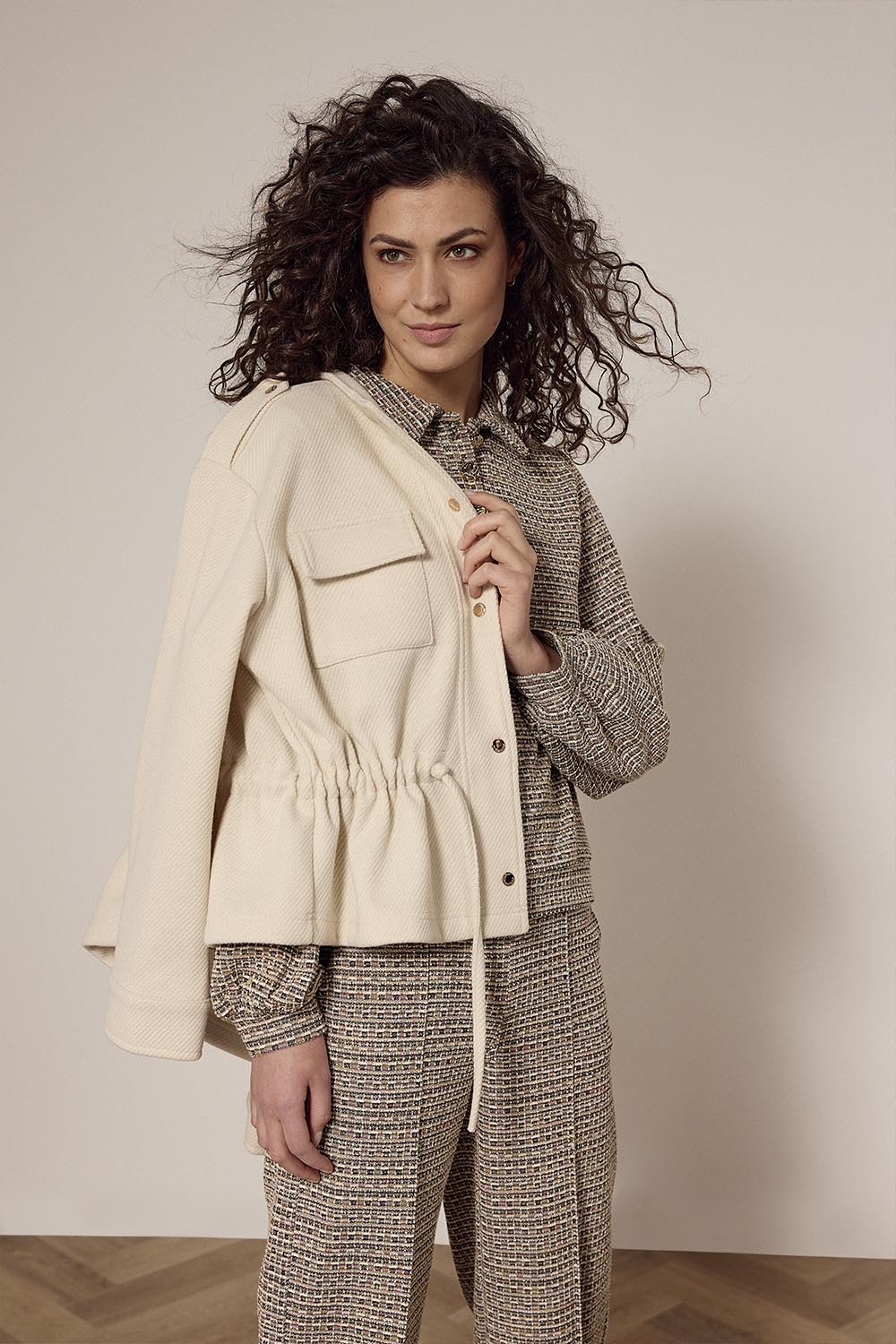 Jacket Gathered Waist