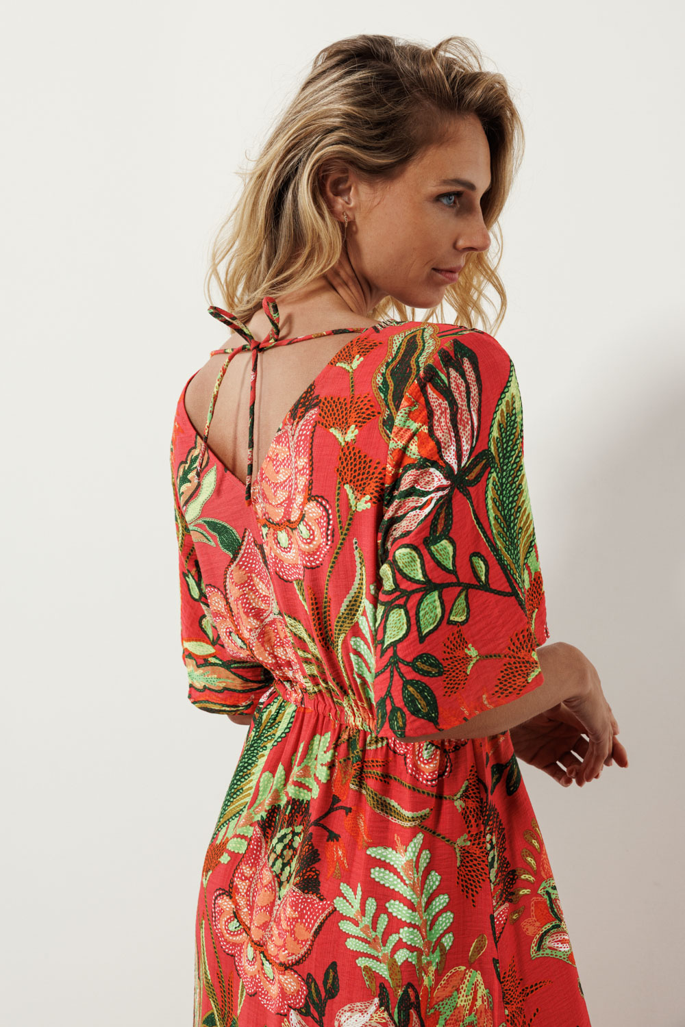 Dress Blooming Floral Stitch Dress Blooming Floral Stitch