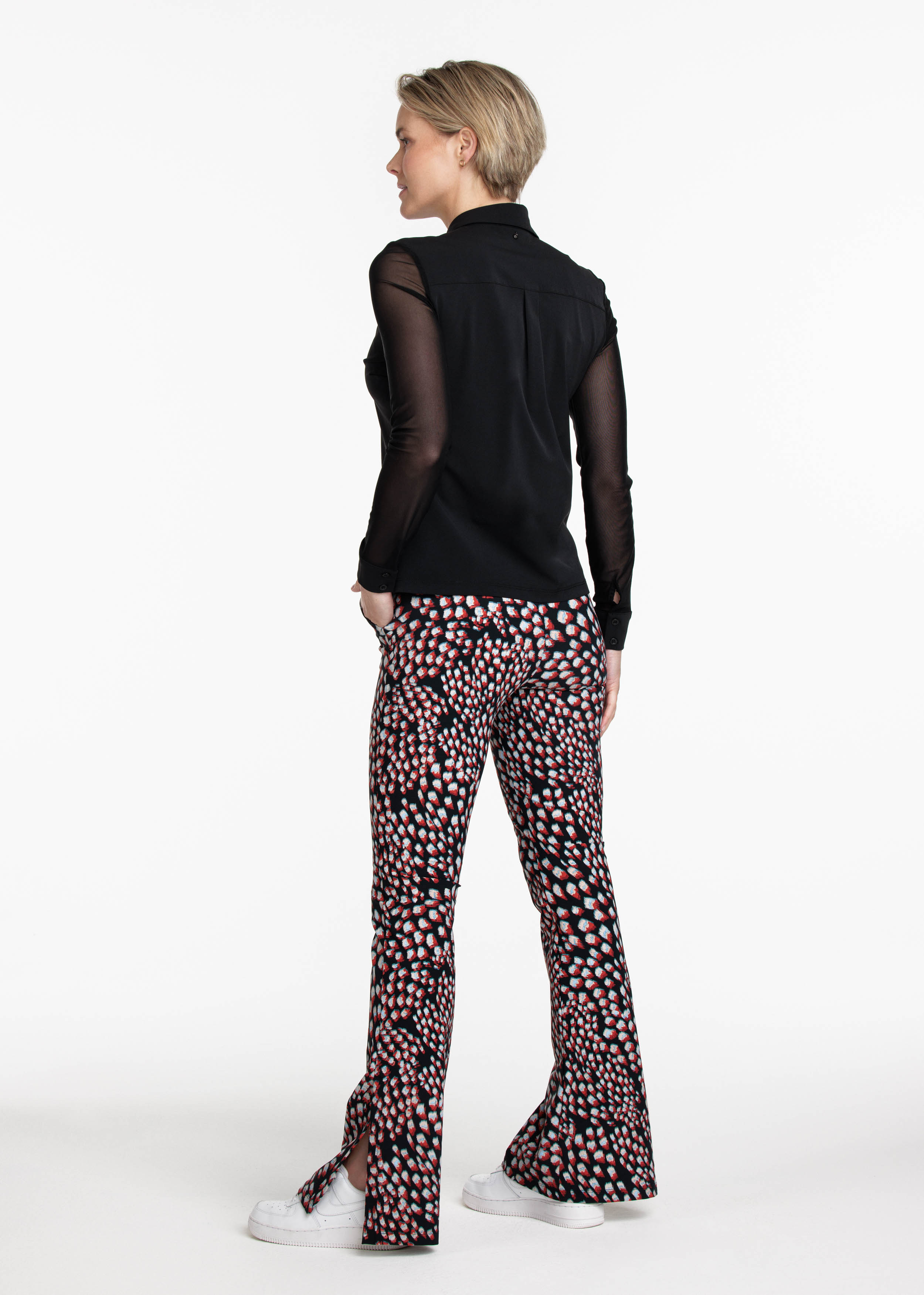 Trousers Travel Feather Print