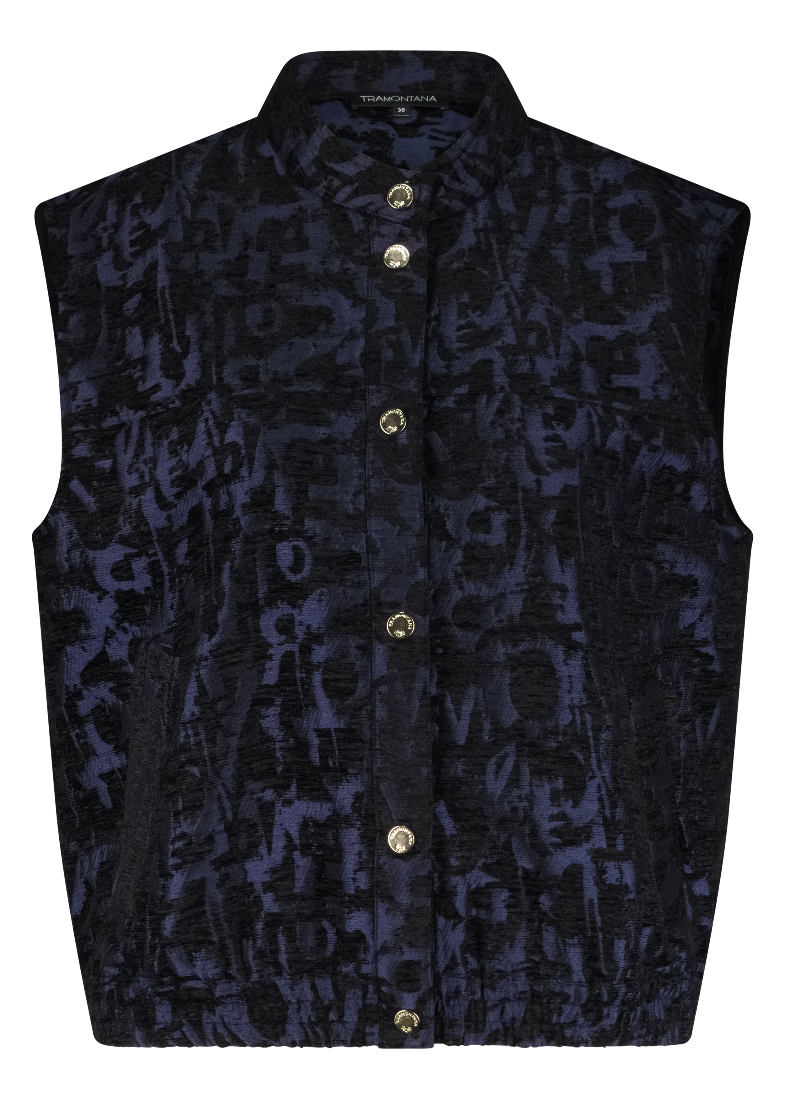 Button-Up Vest Jacquard