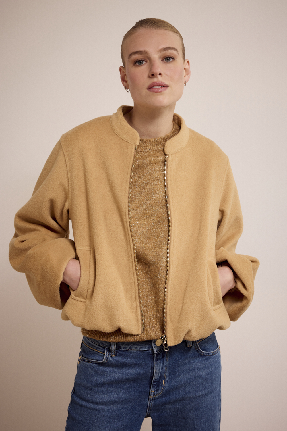 Balloon-Shaped Bomber Jacket