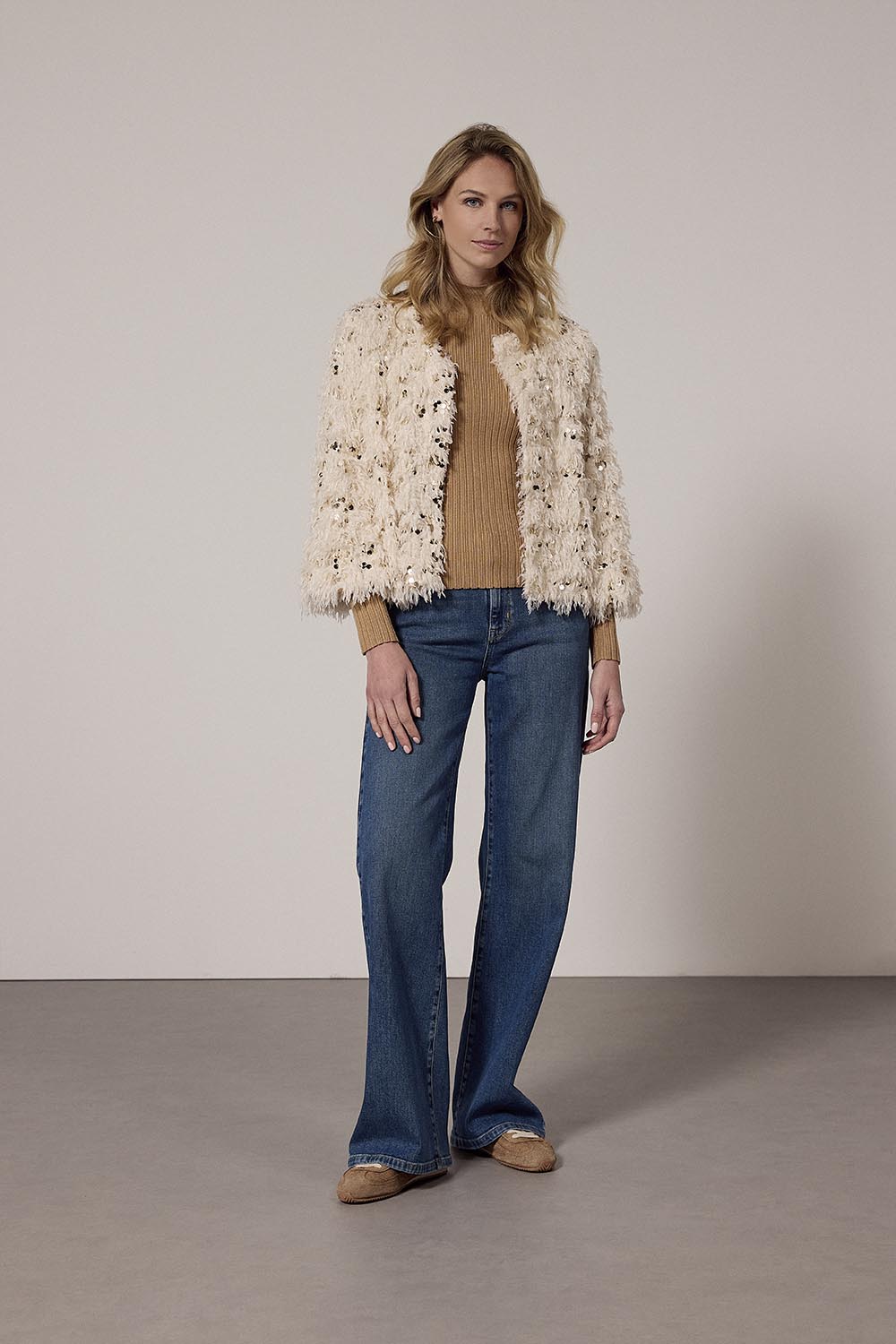 Wide-Leg Denim Trousers Wide-Leg Denim Trousers