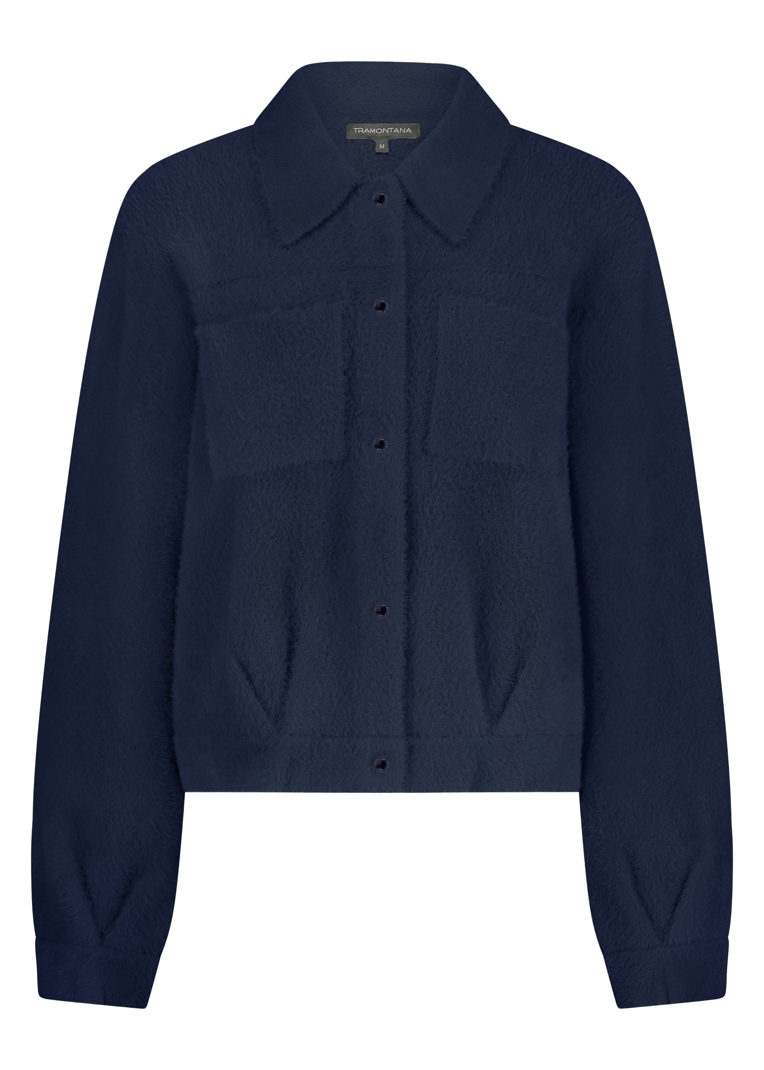 Faux Fur Knitted Jacket