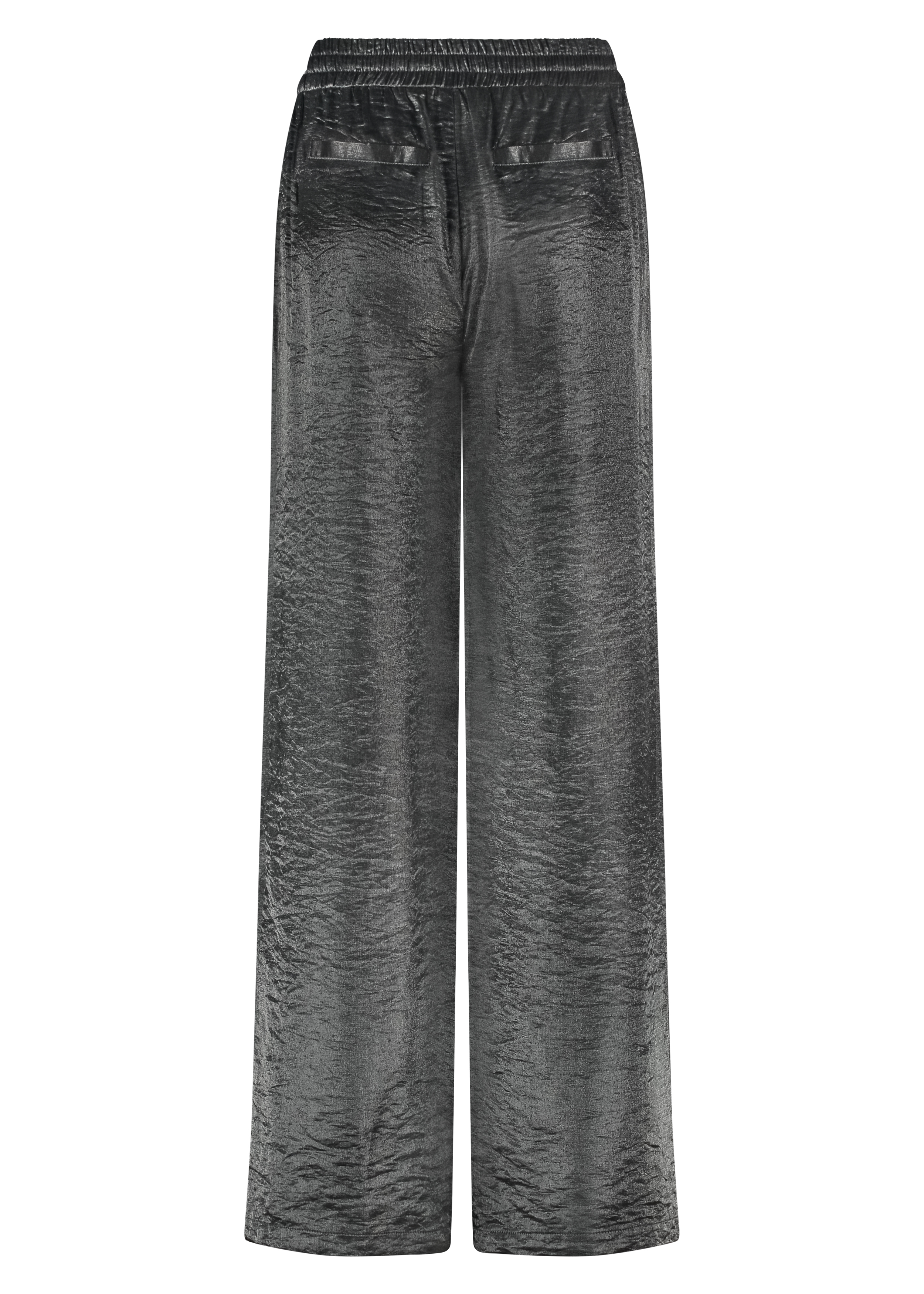 Trousers Wide Leg Silver
