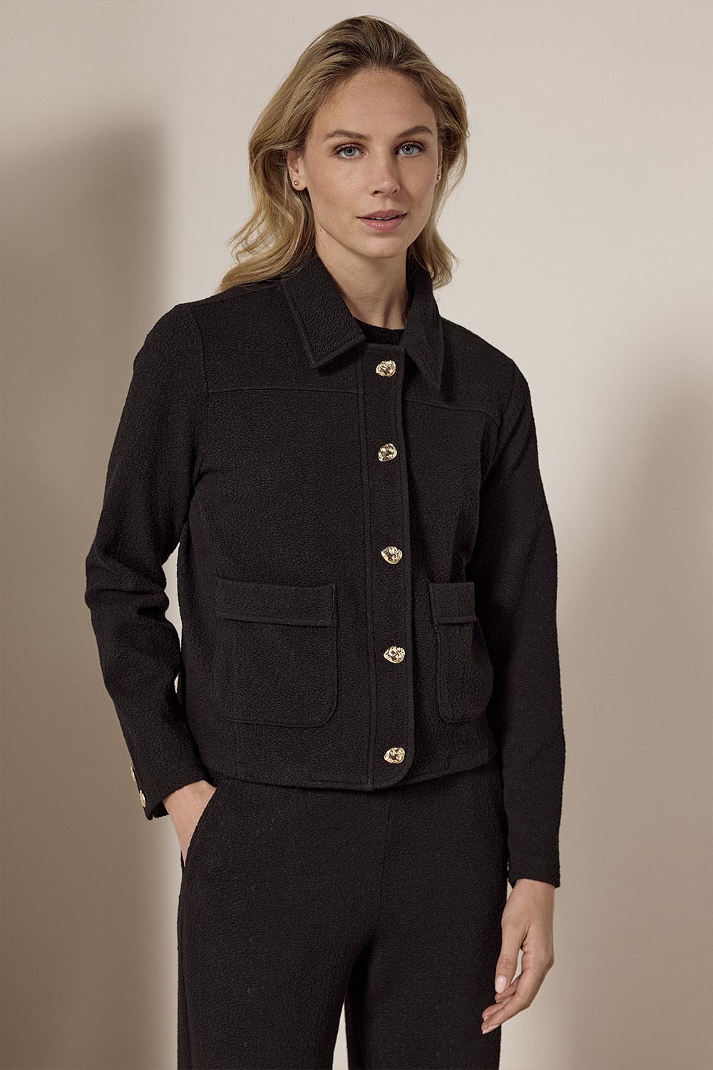 Structured Jacket Classic Collar