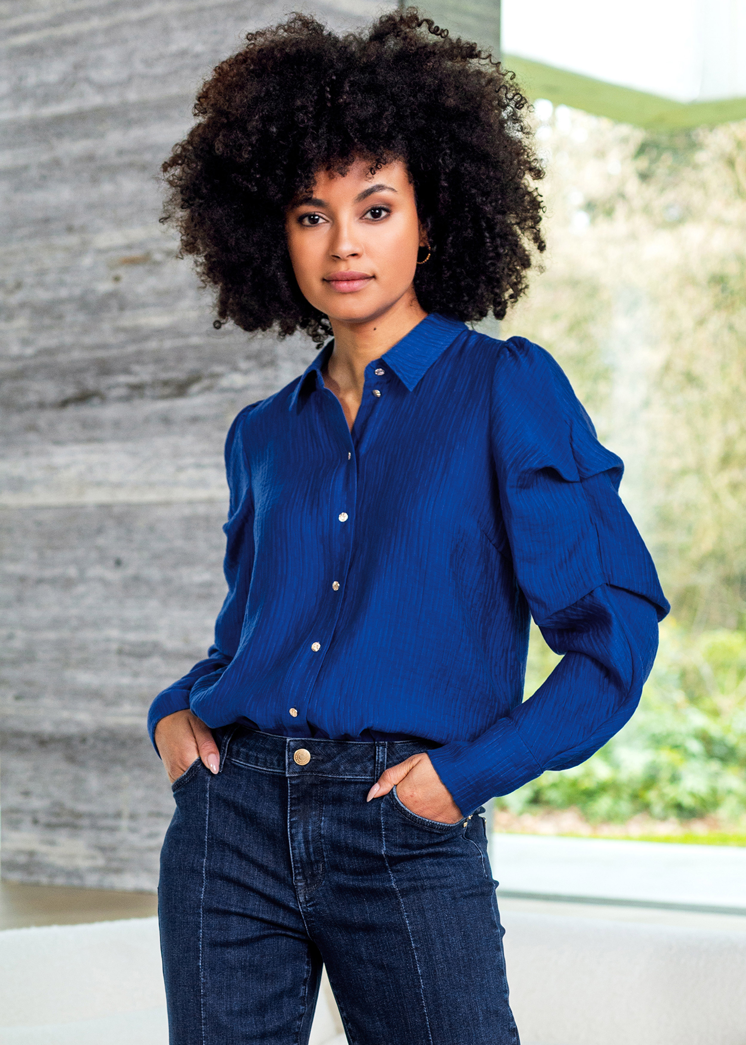 Blouse Fancy Sleeve