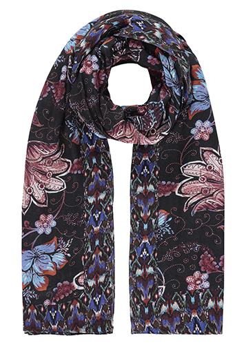 Scarf Elegant Flowers
