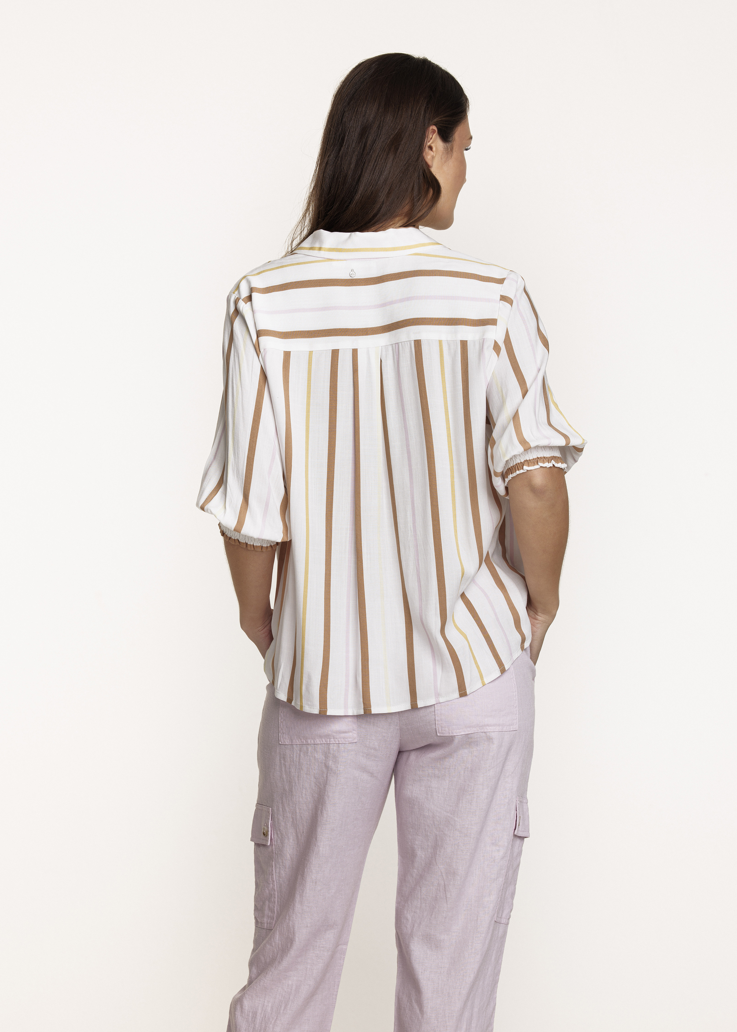 Blouse Stripe Print