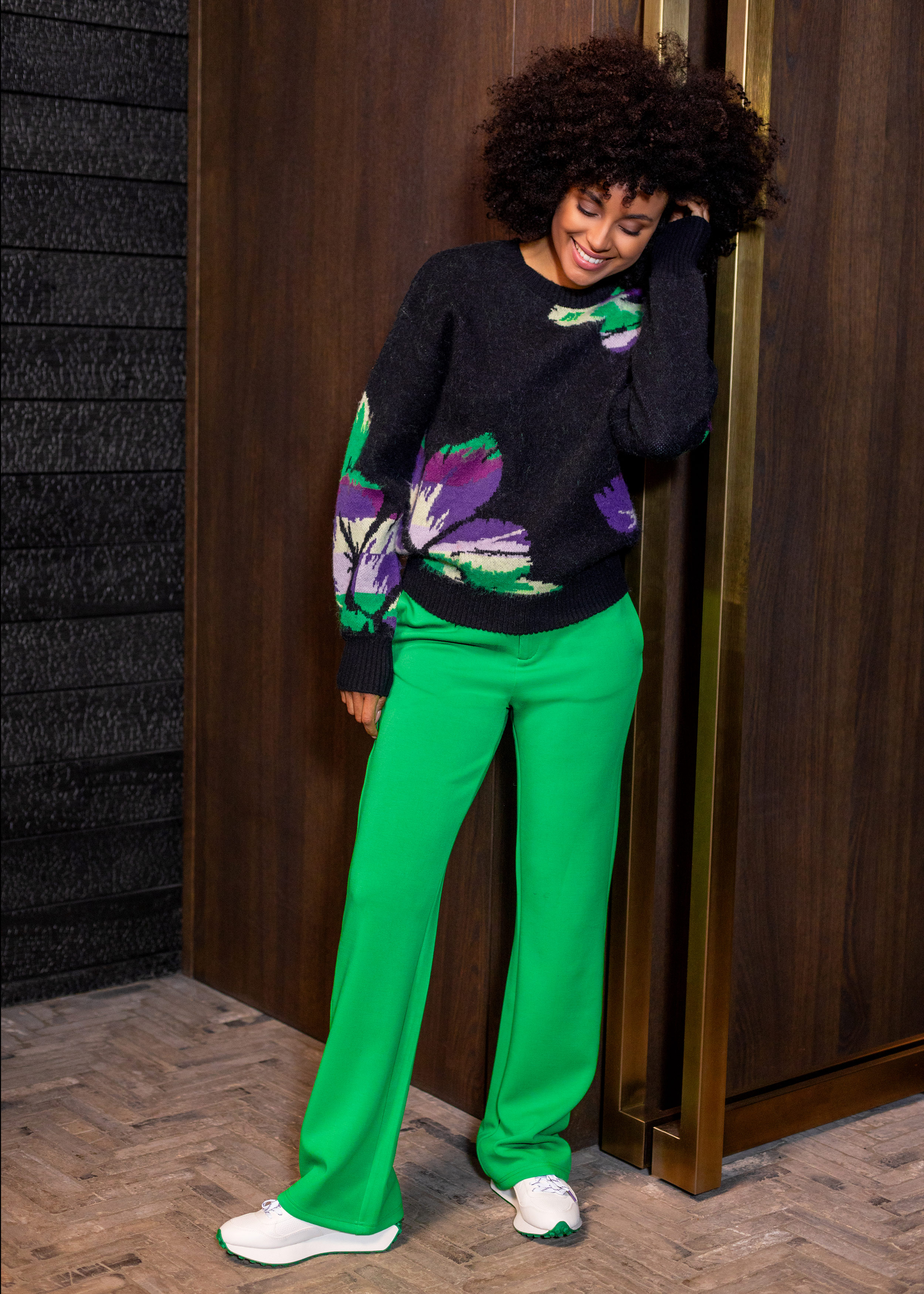 Trousers Straight Leg Sweat