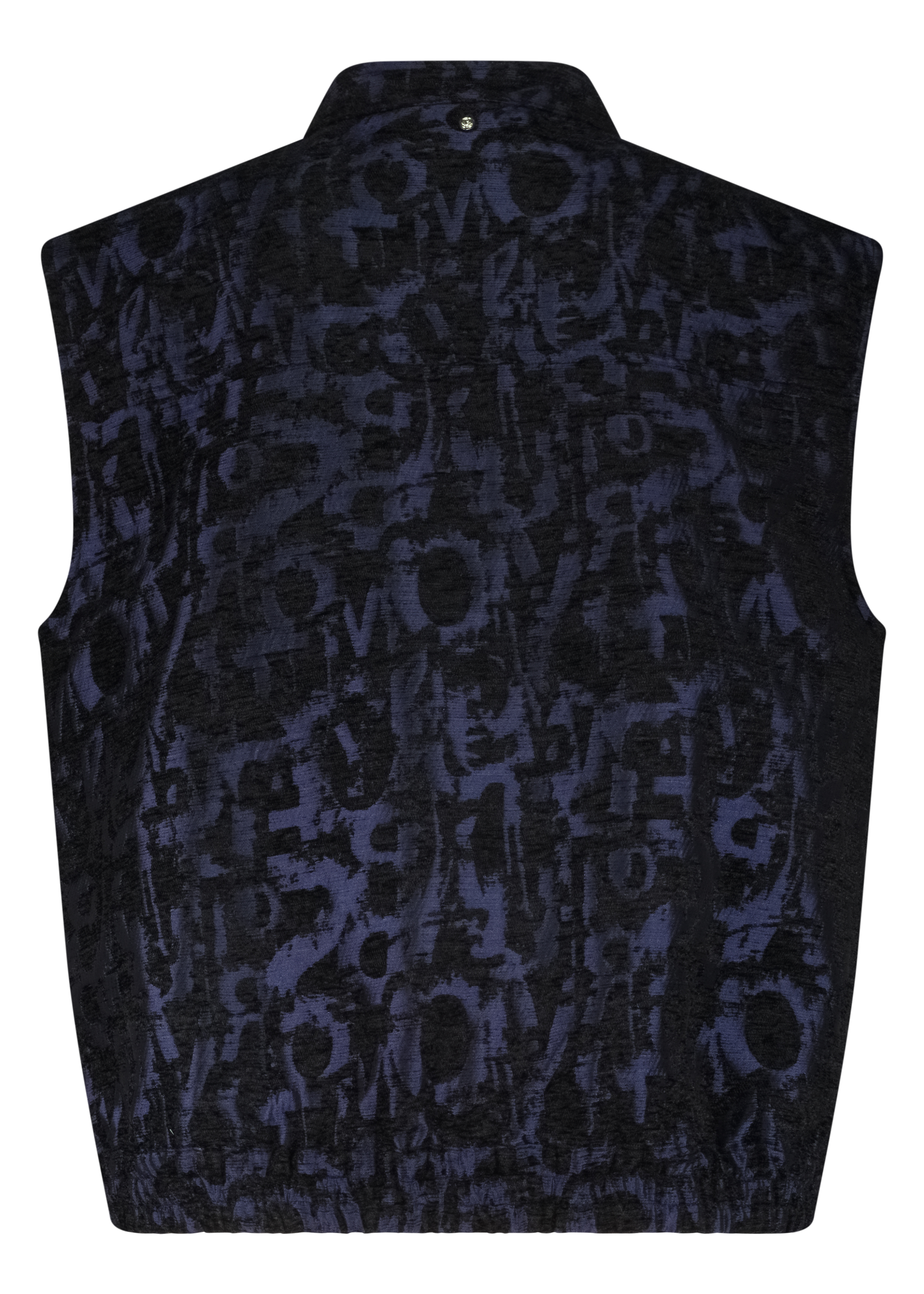 Button-Up Vest Jacquard