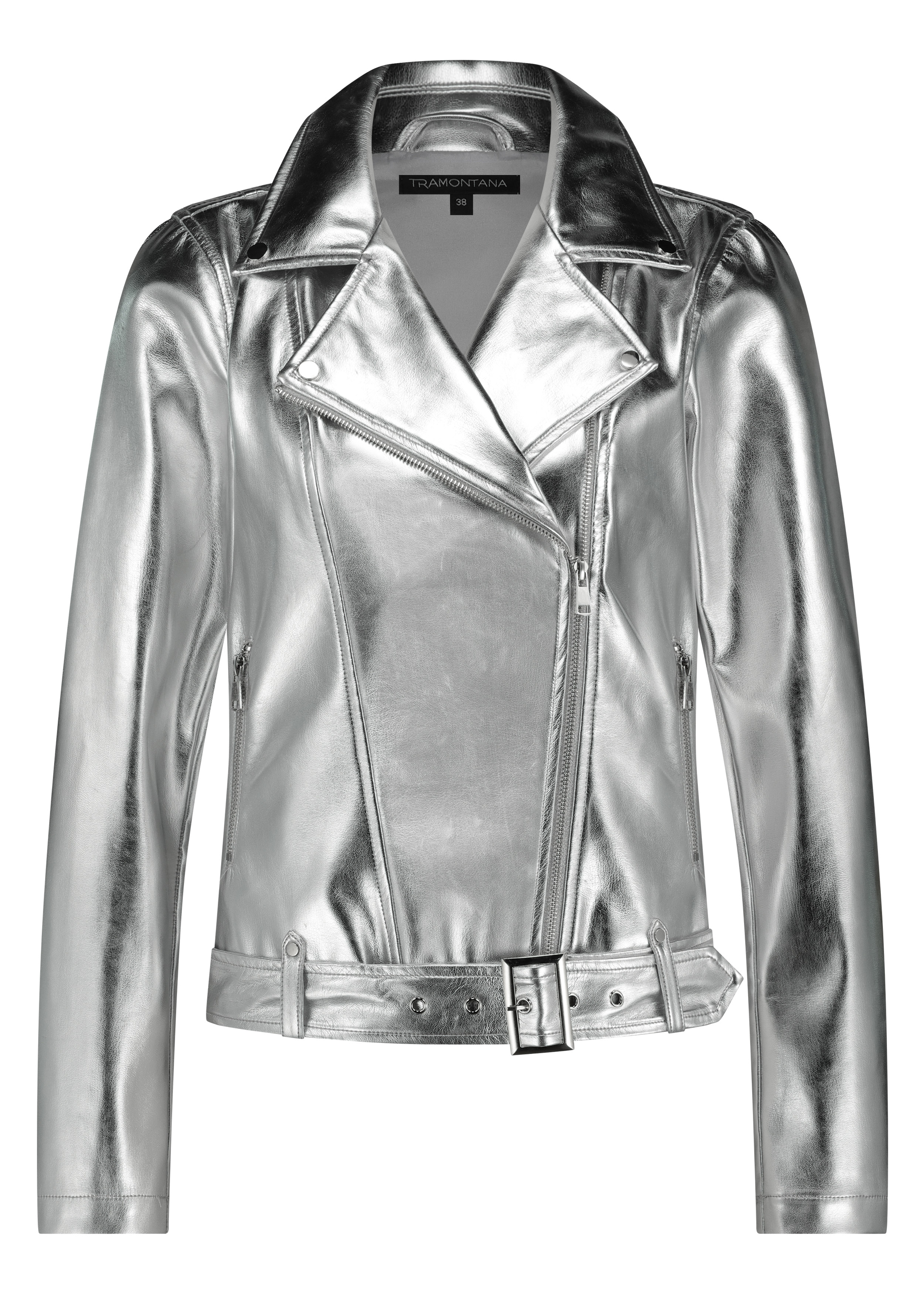 Jacket PU Silver