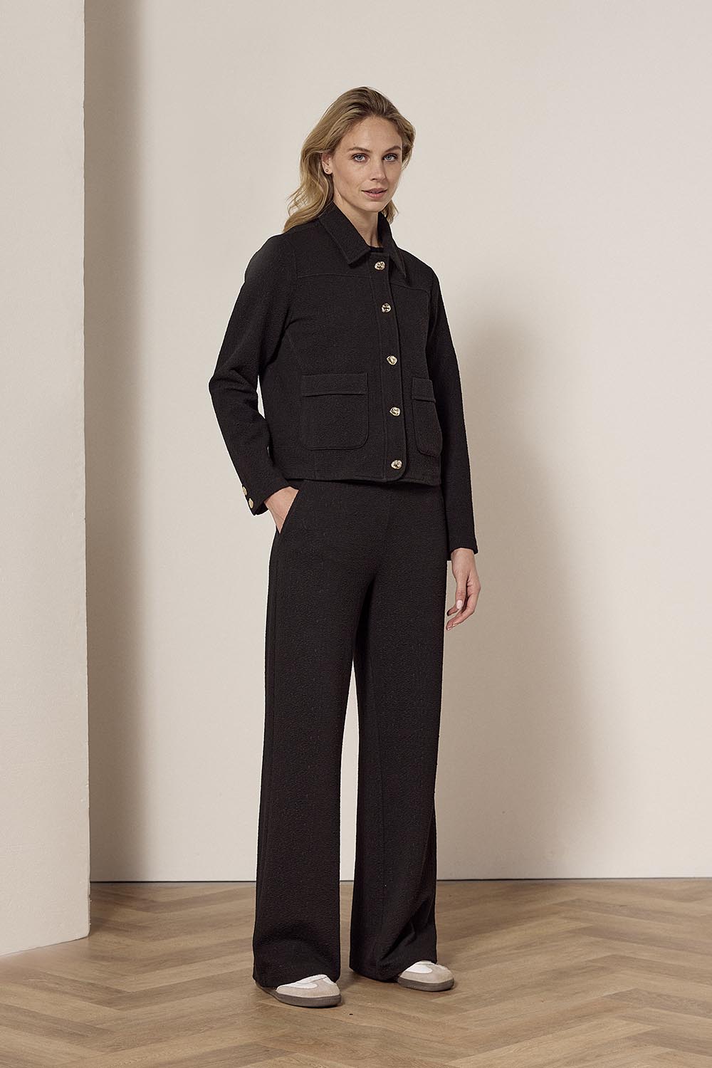 Structured Wide-Leg Trousers Structured Wide-Leg Trousers