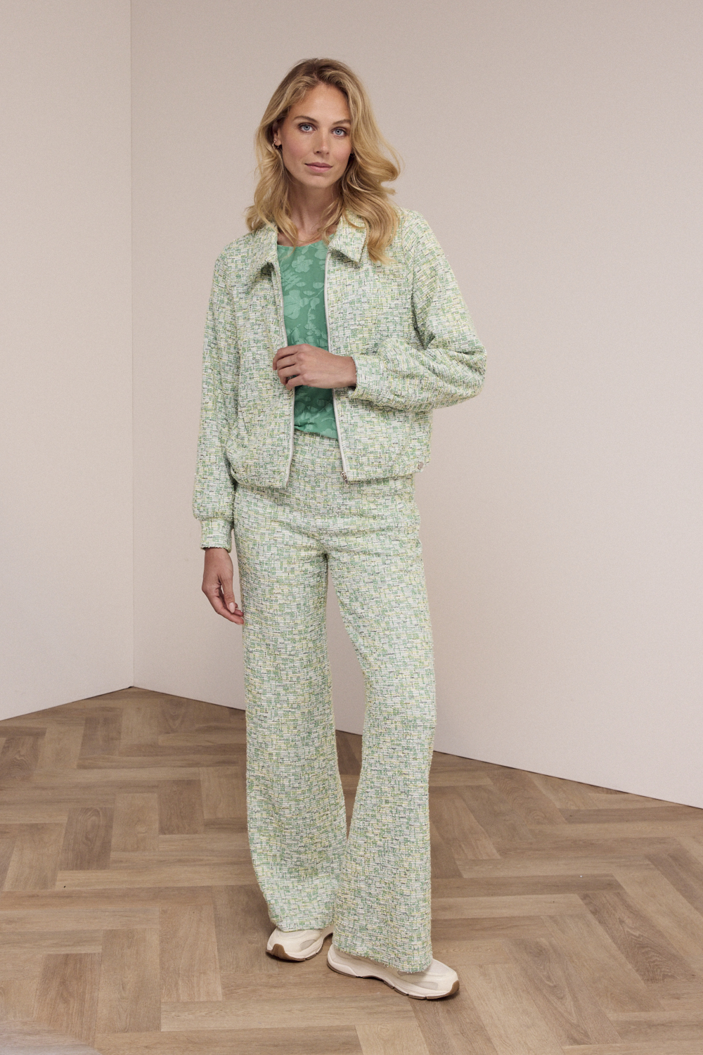 Stretch Tweed Trousers