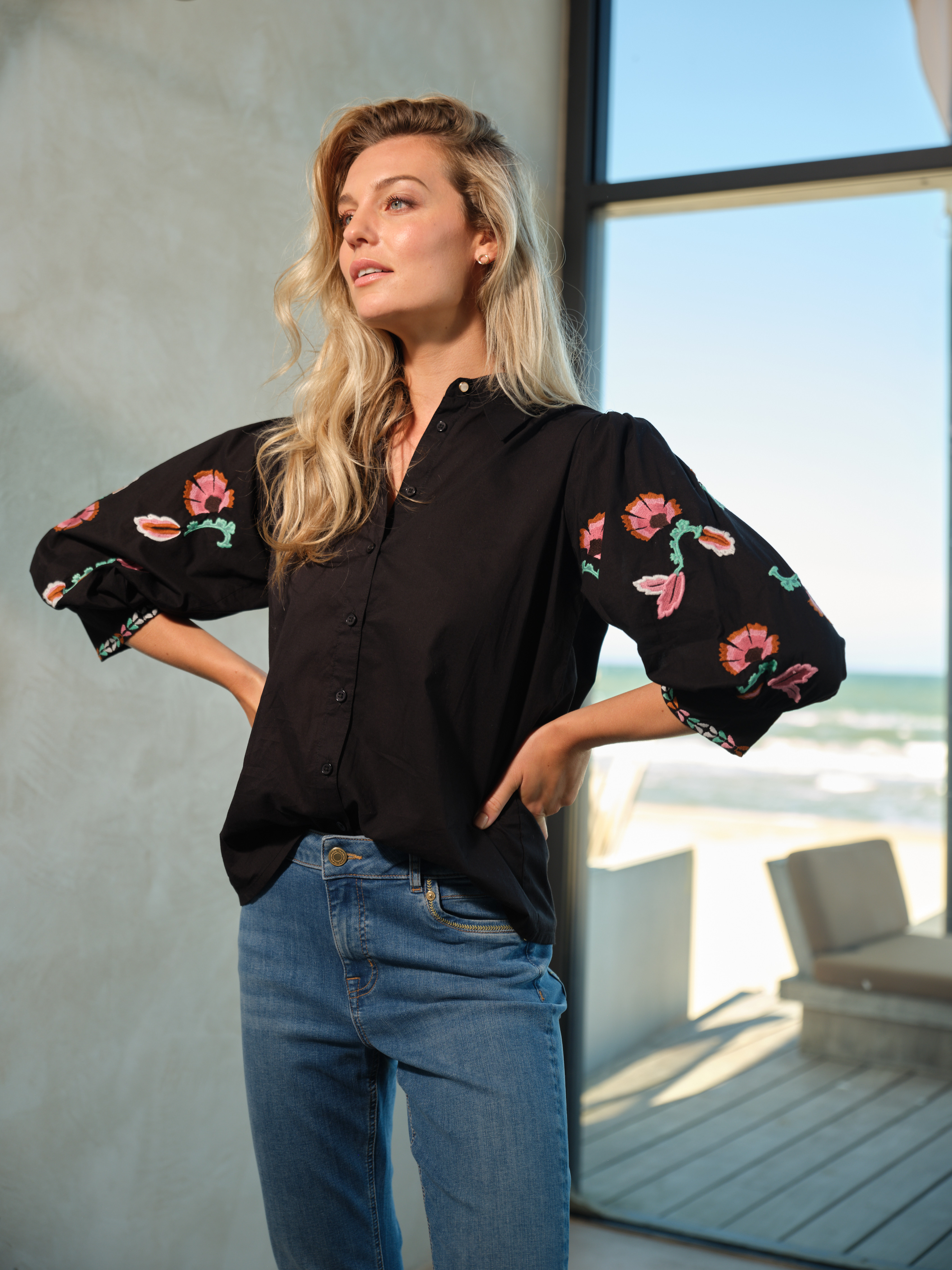 Blouse Flower Blouse Flower
