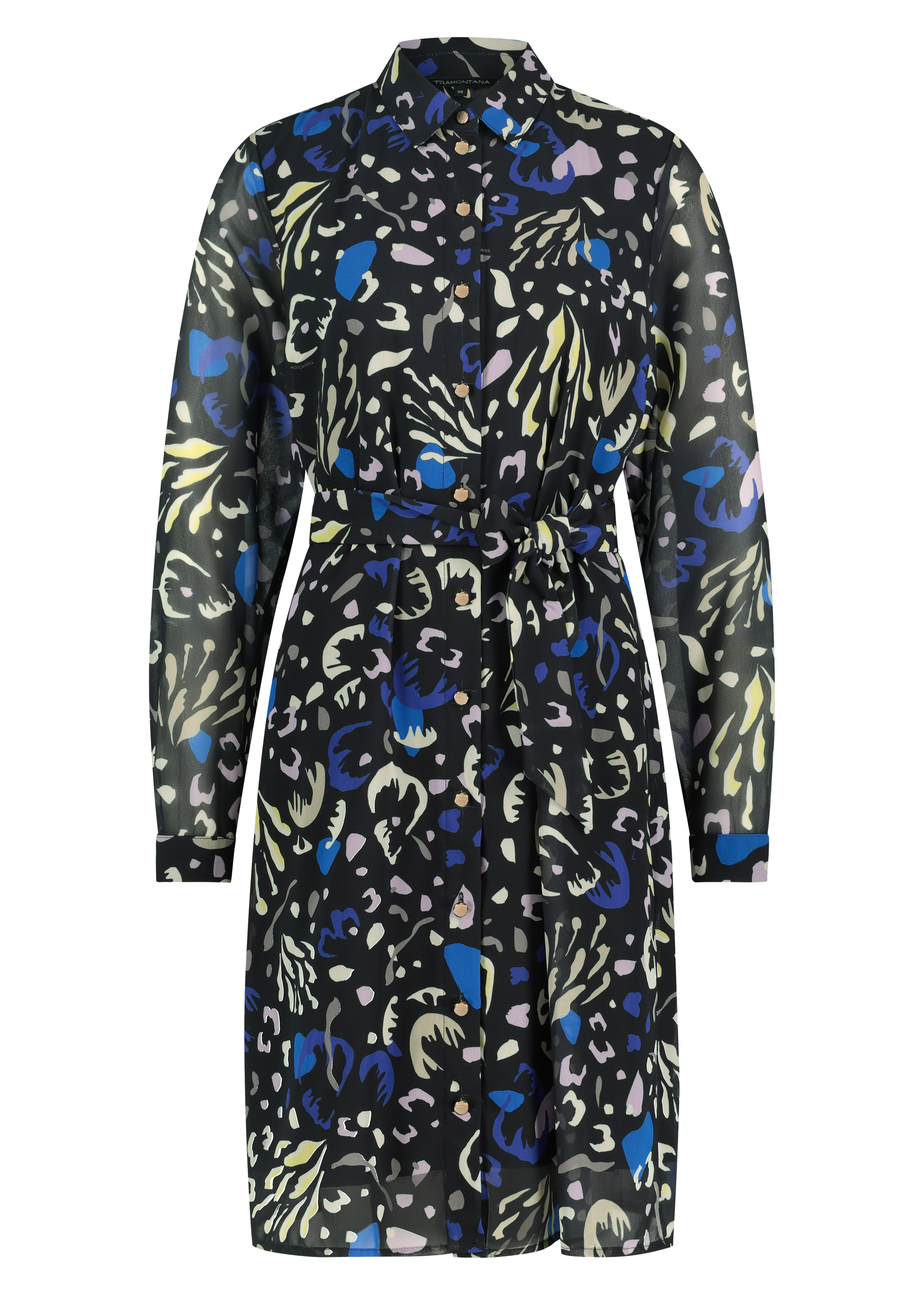 Dress Abstract Florals Print