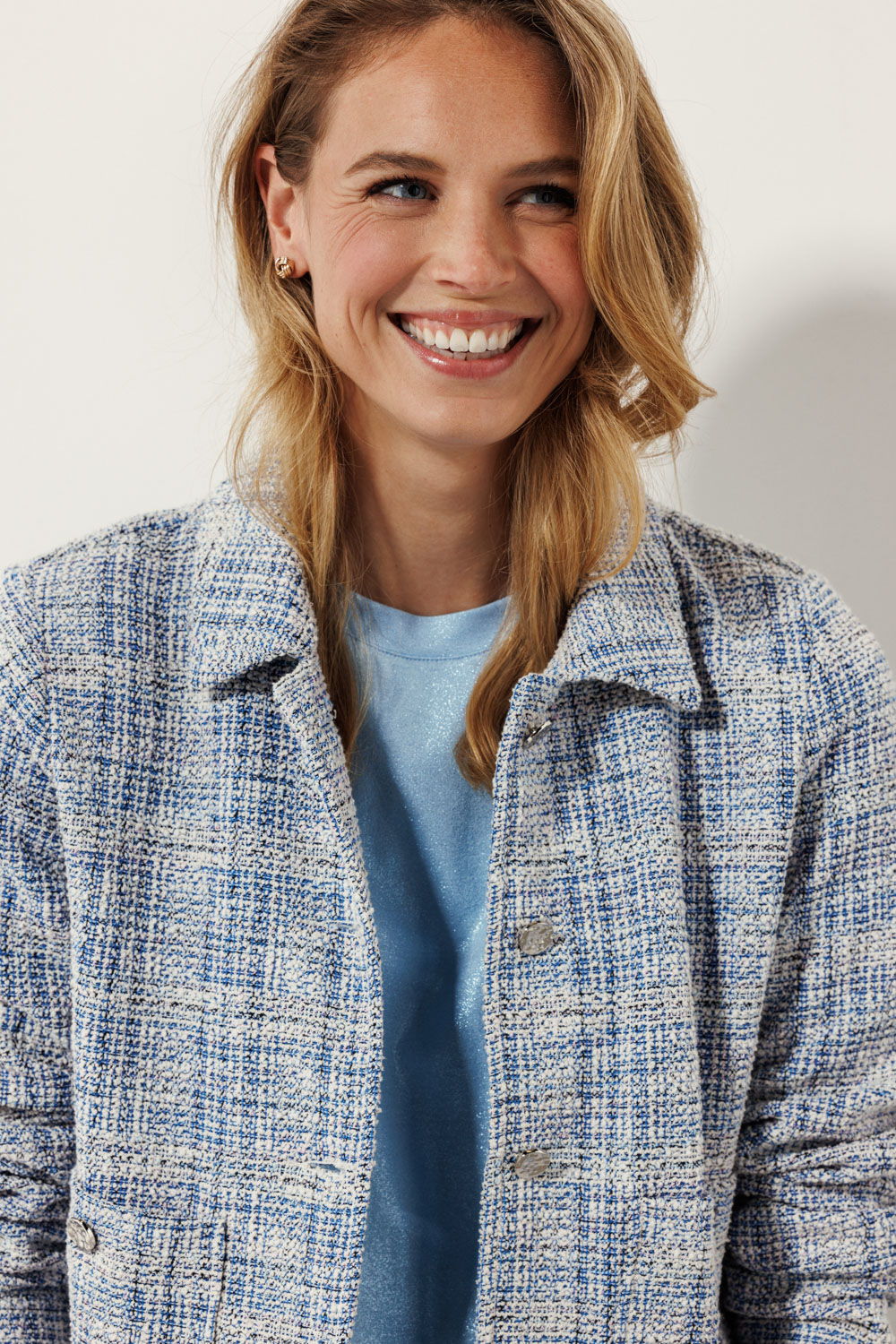 Stretch Tweed Jacket