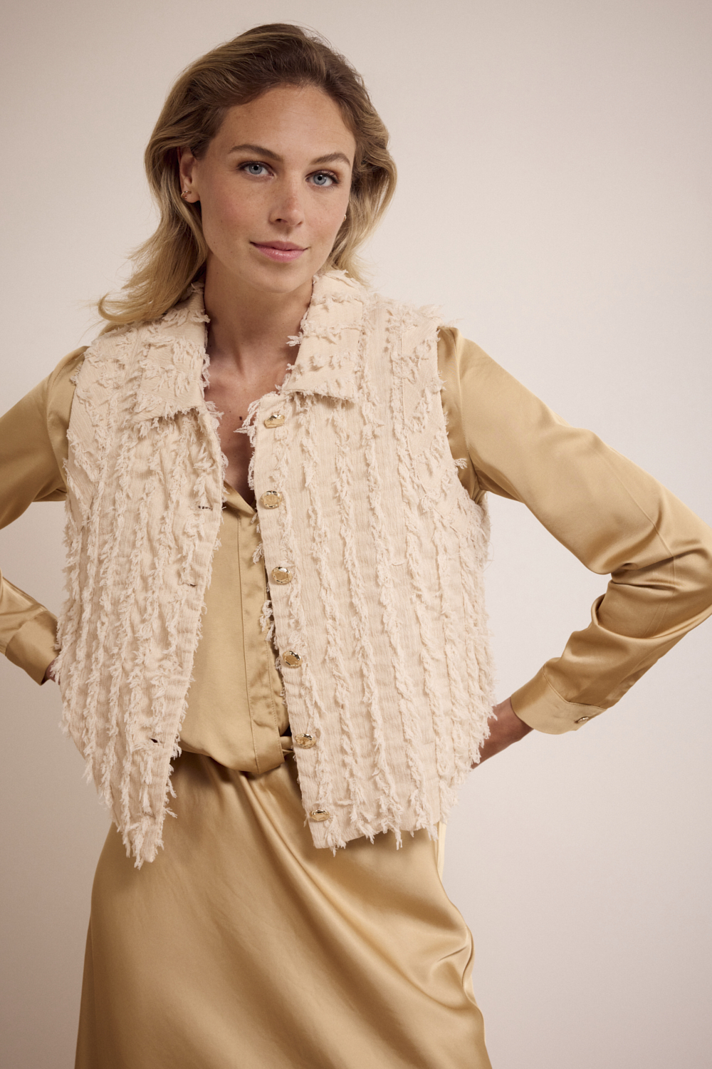 Fancy Frilled Vest