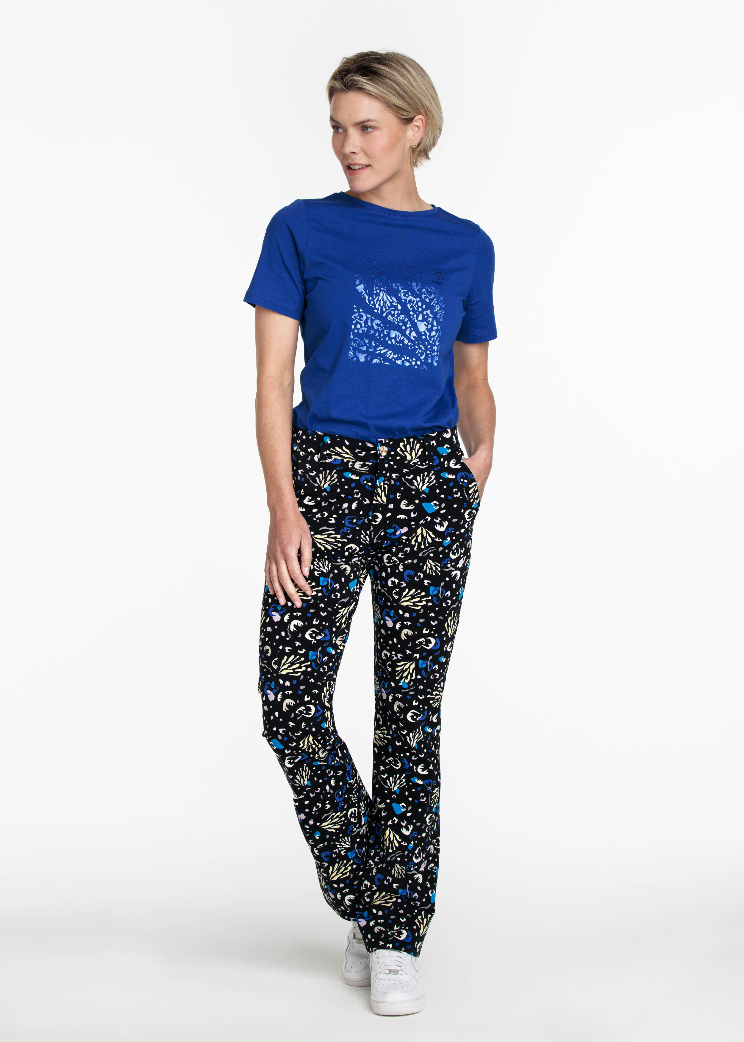Trousers Travel Abstract Flower Print