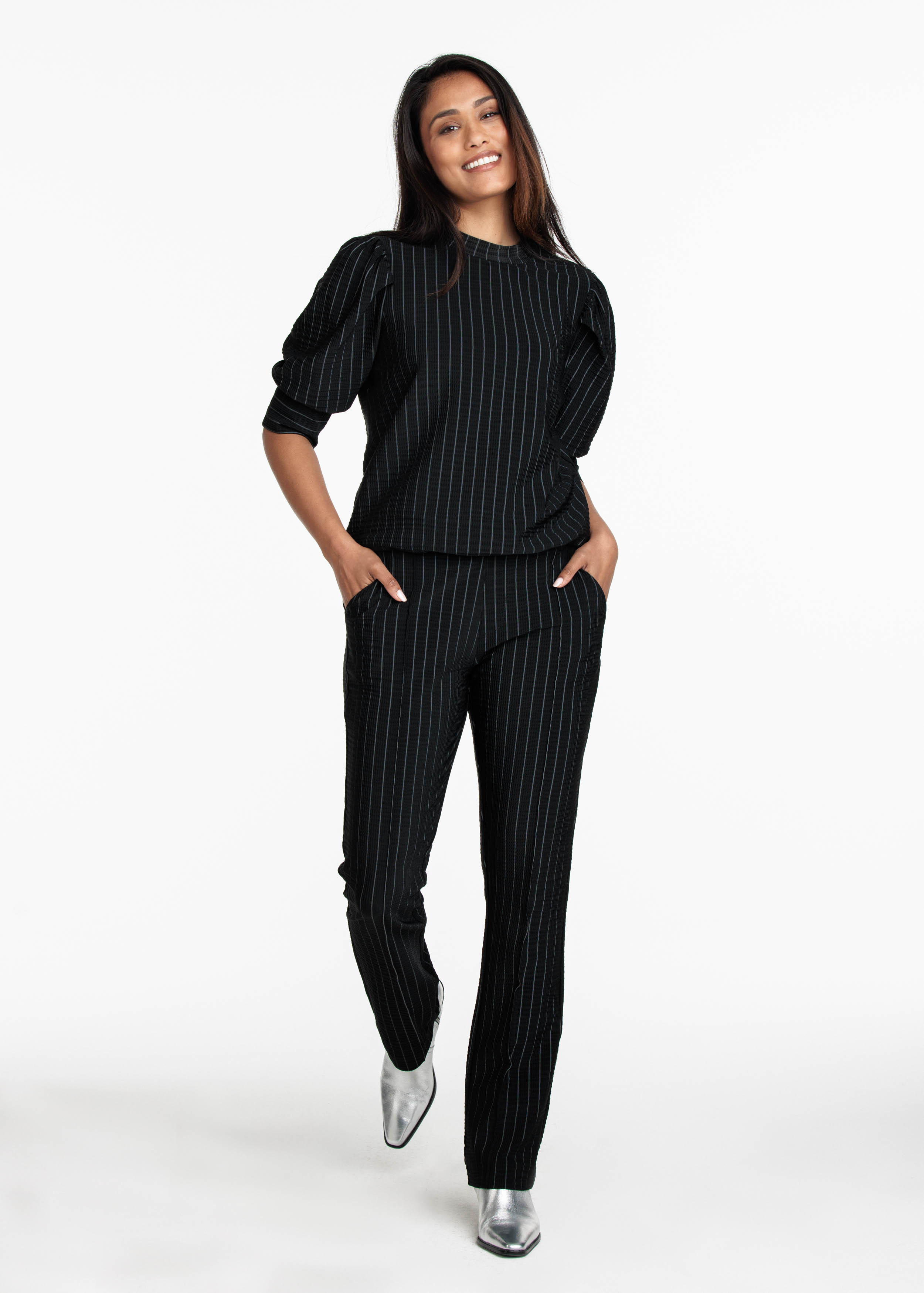 Trousers Travel Pinstripe
