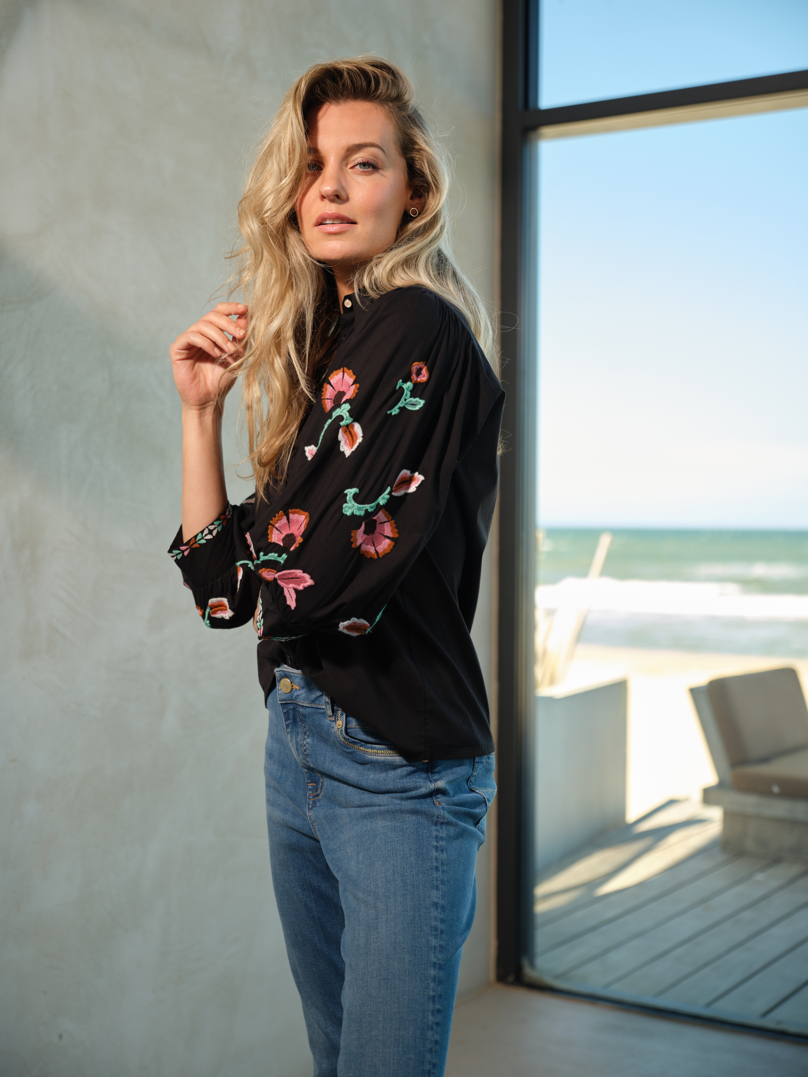 Blouse Flower Blouse Flower