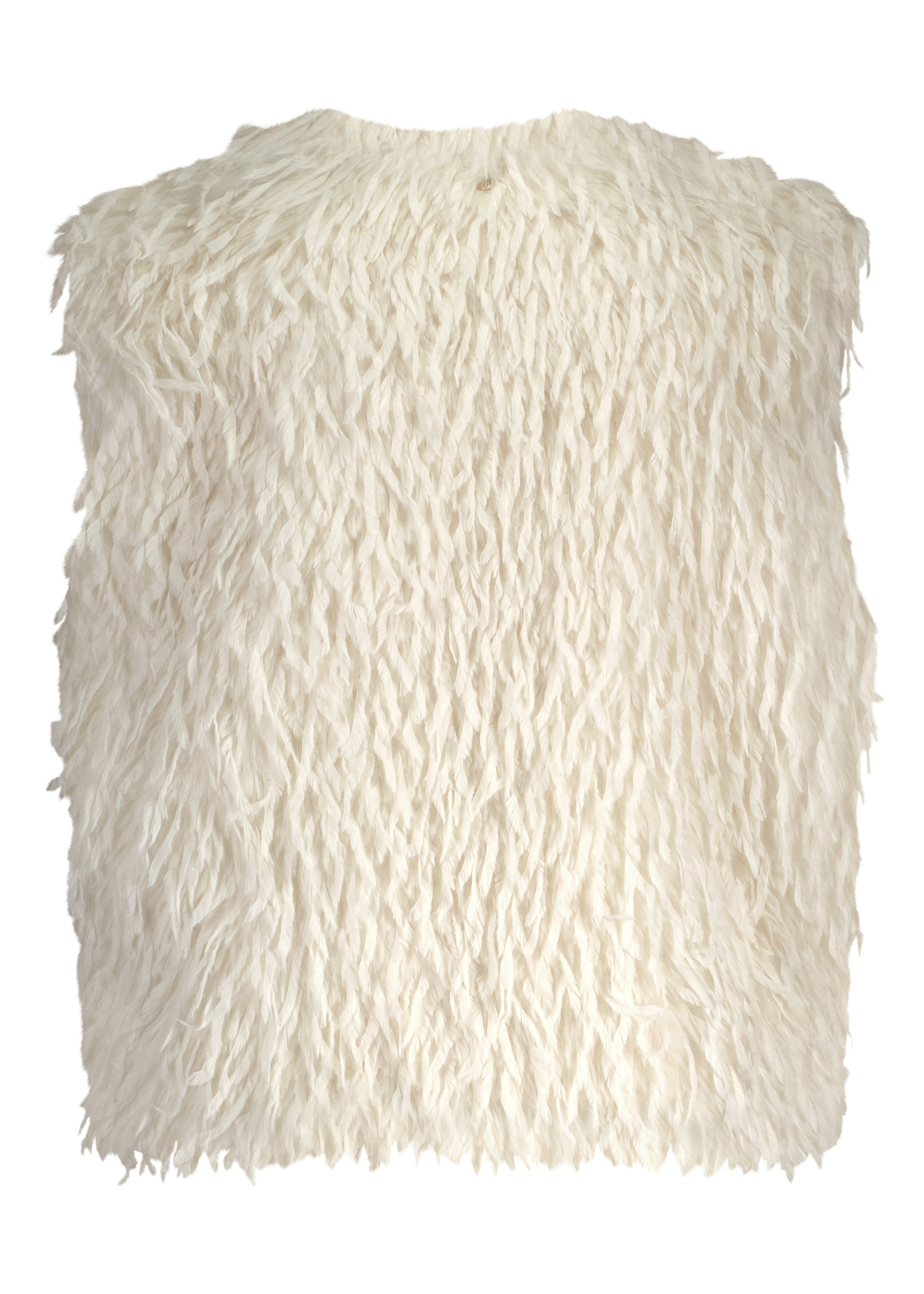 Faux Fur Feather Vest