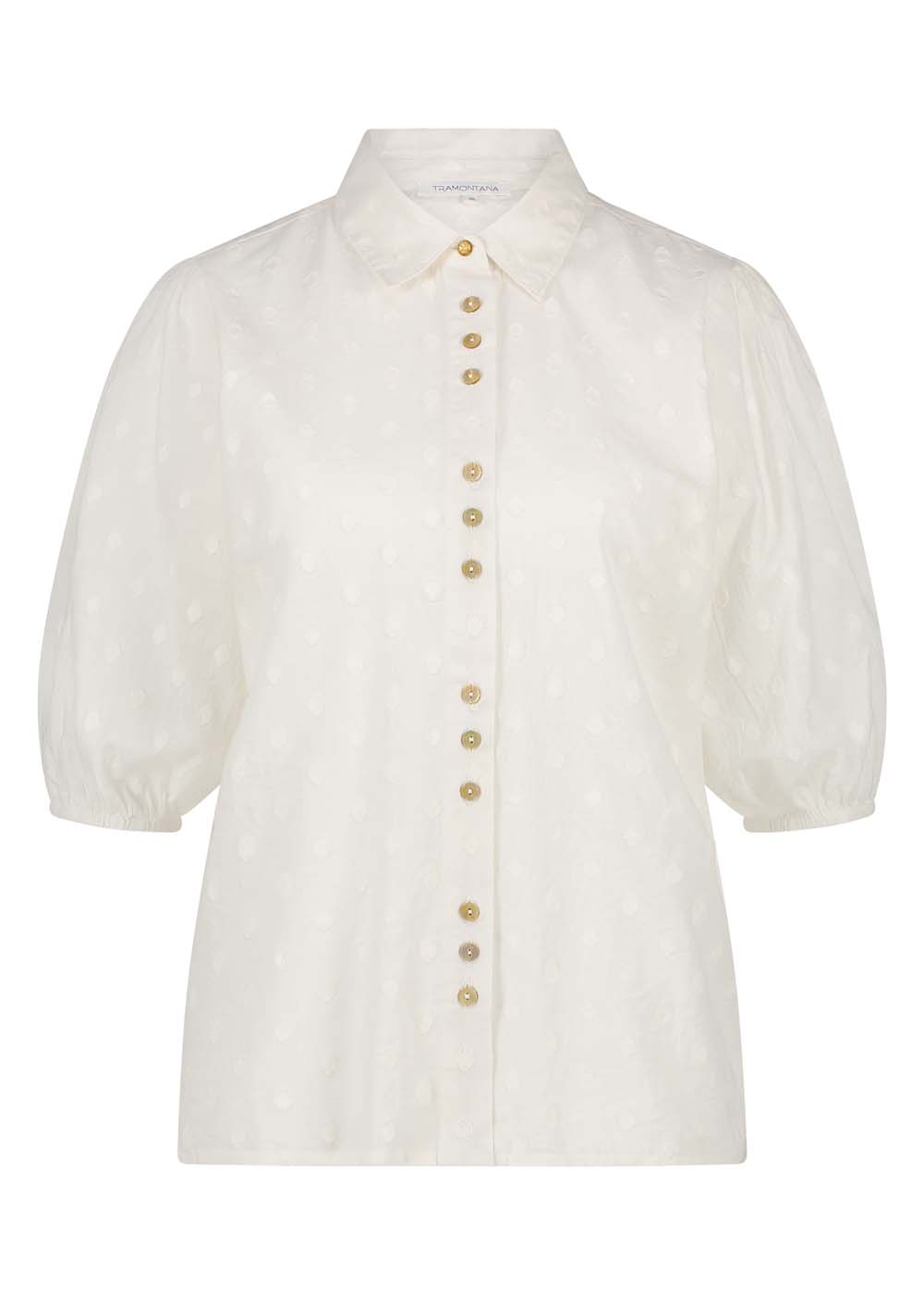 Puff-Sleeved Blouse