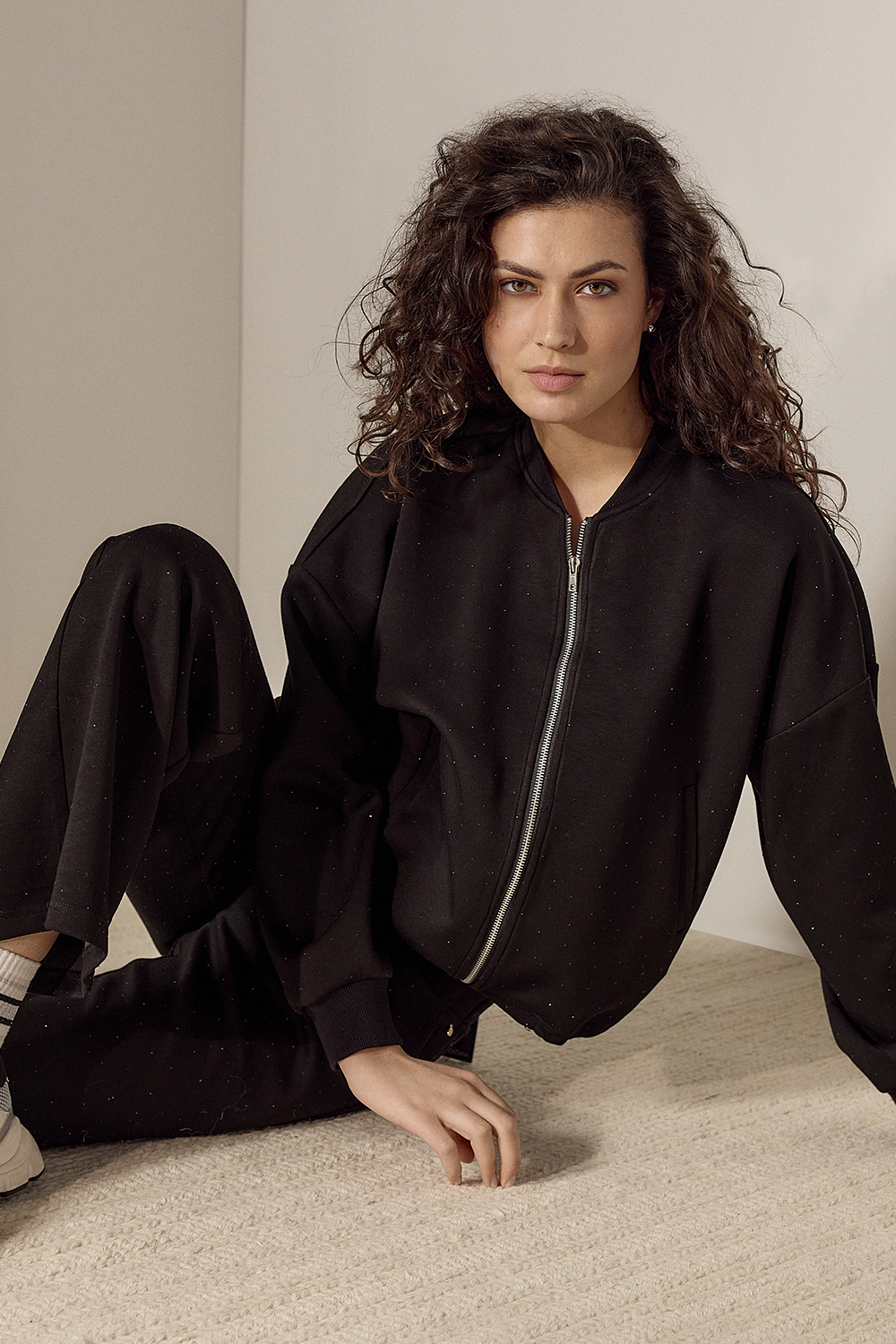 Technical Sweat Bomber Jacket Rhine