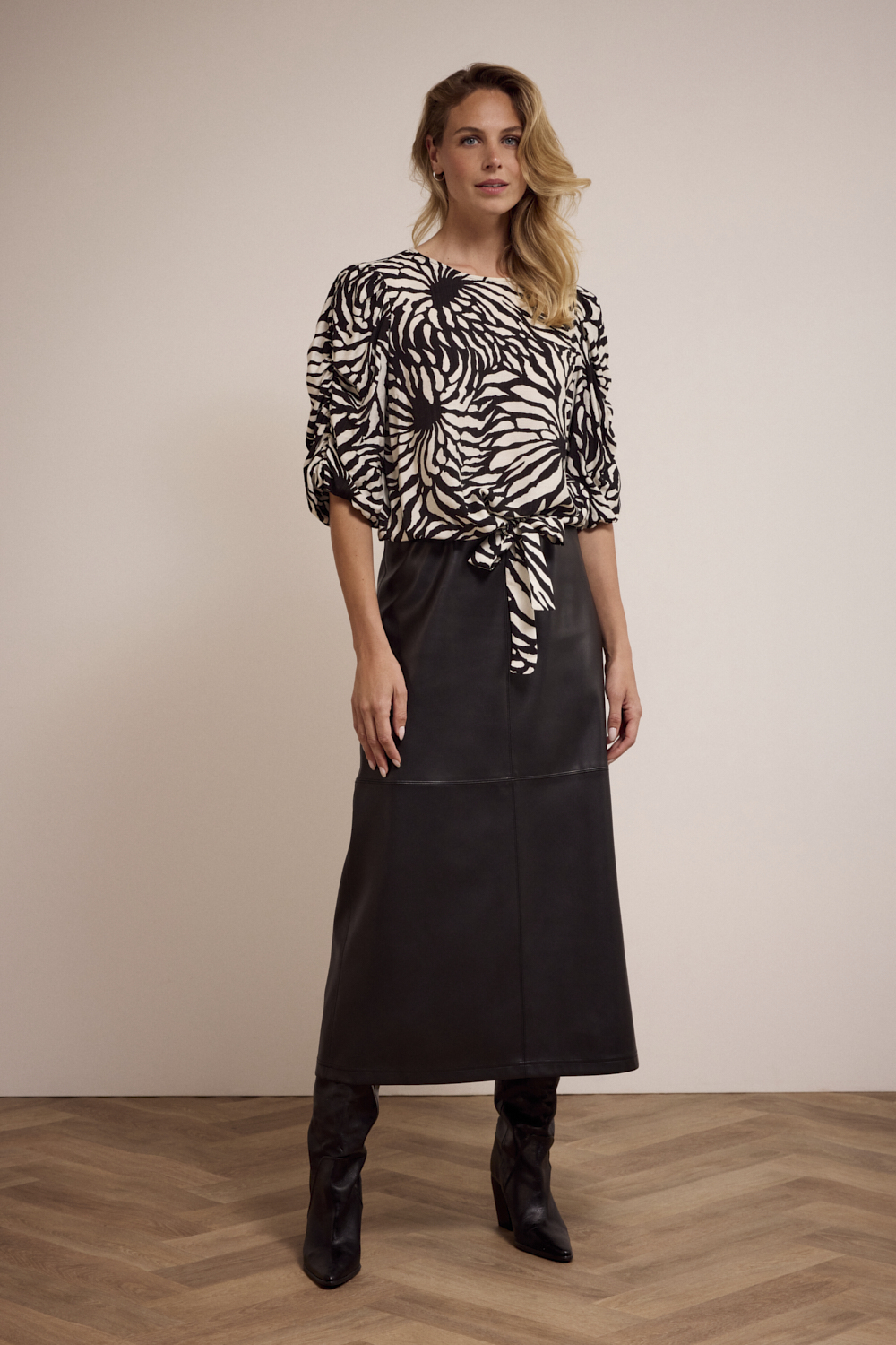 PU Maxi Skirt