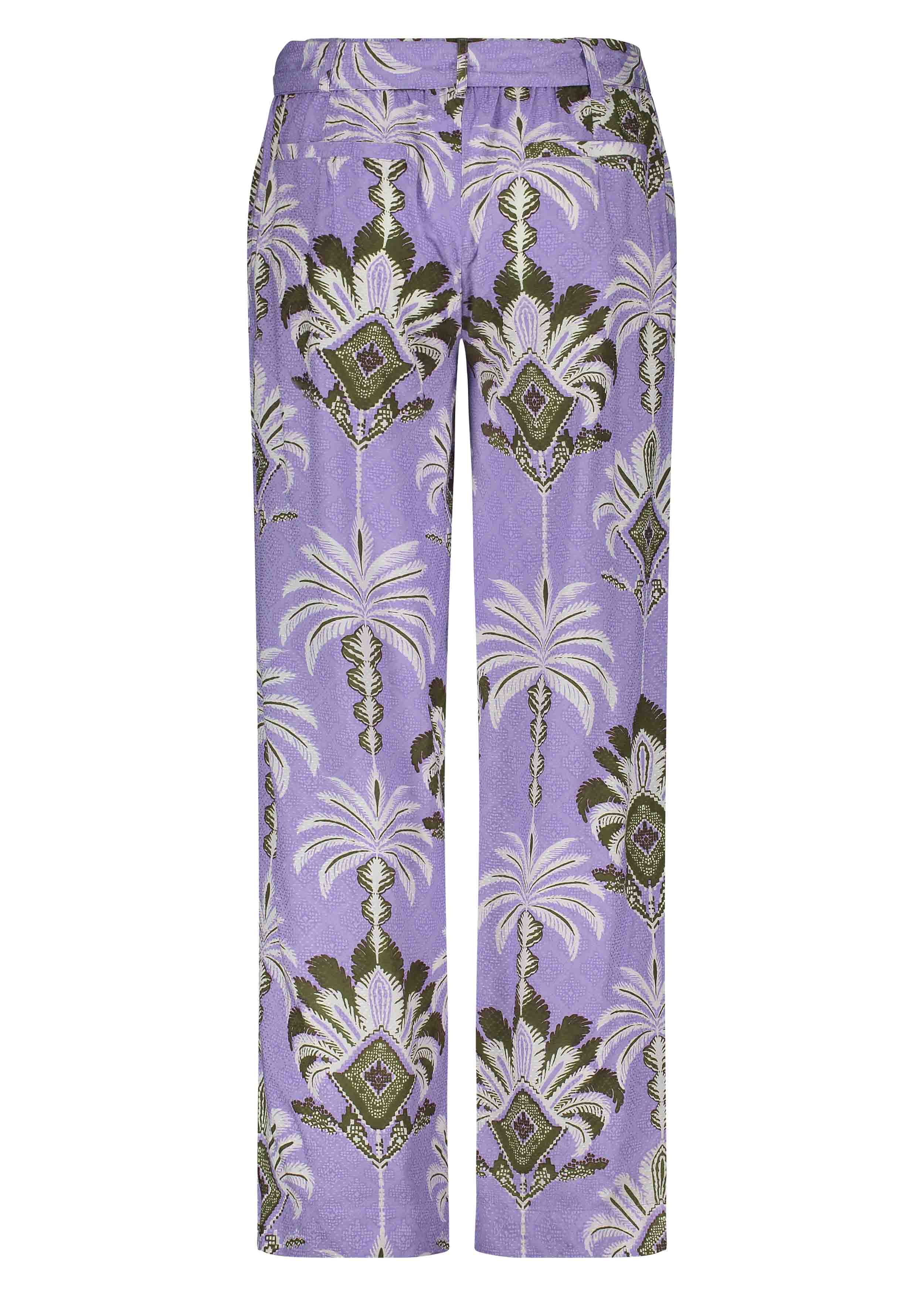 Trousers Purple Palm