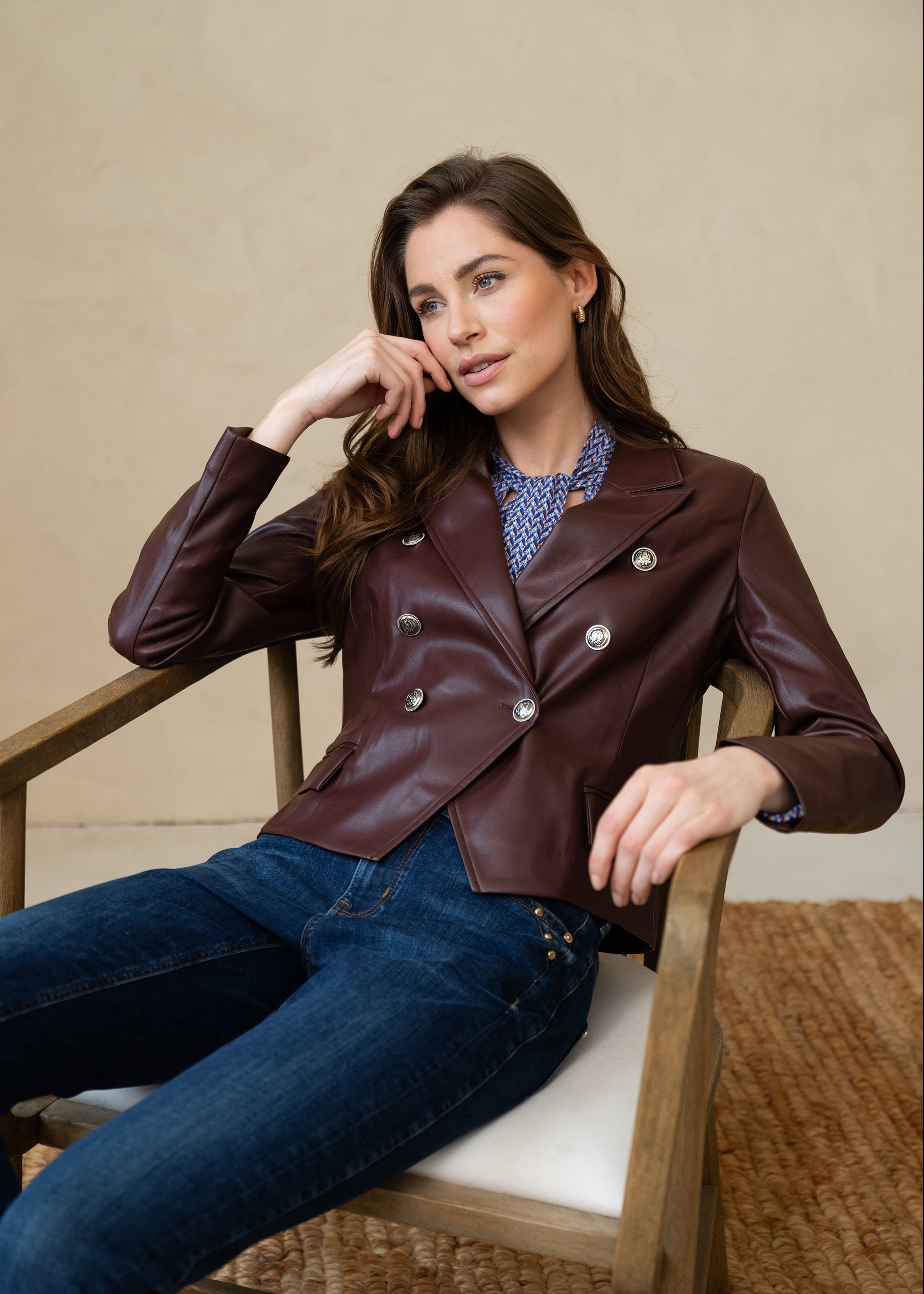 Blazer PU Doublebreasted Blazer PU Doublebreasted