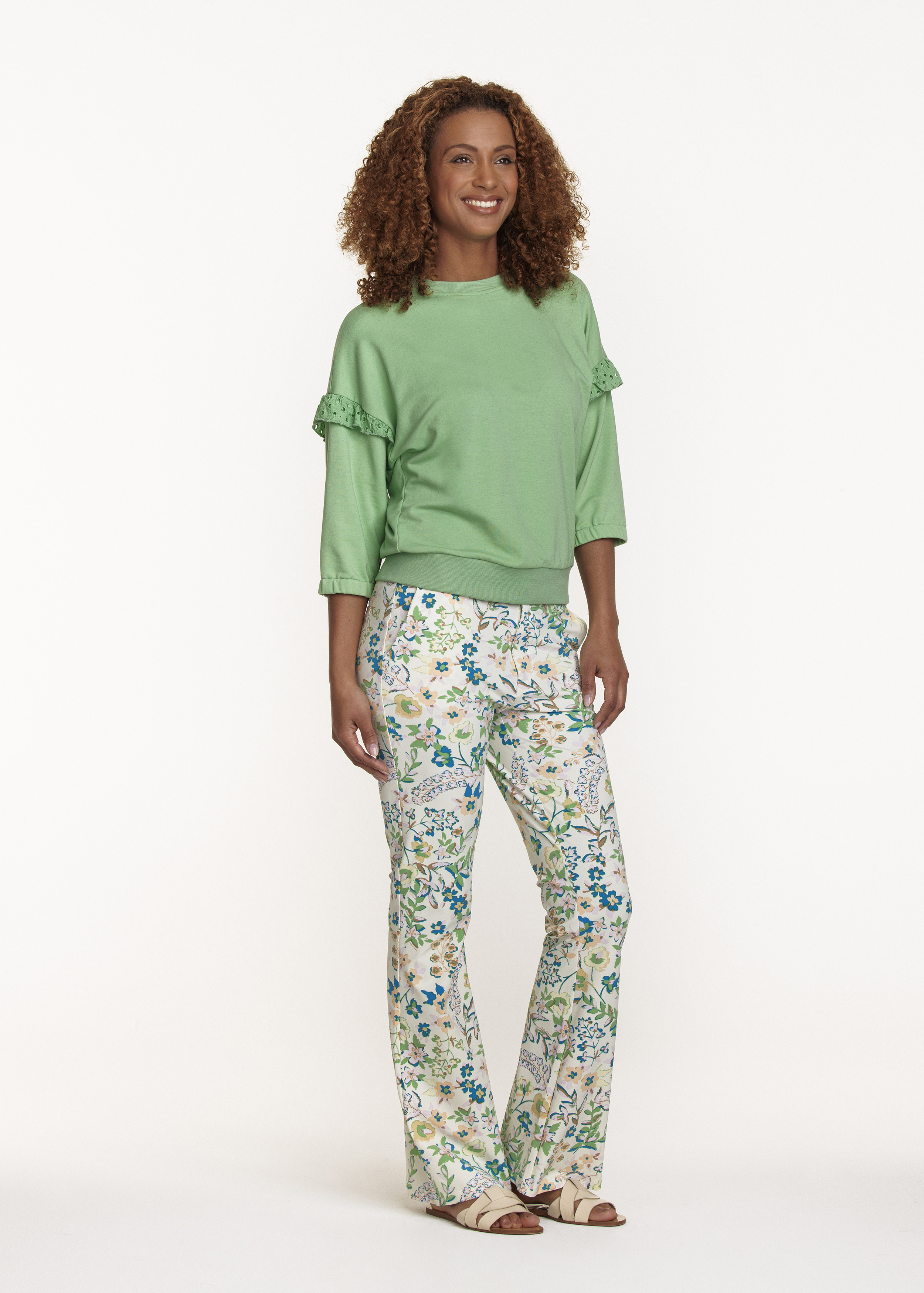 Trousers Travel Summer Florals Print