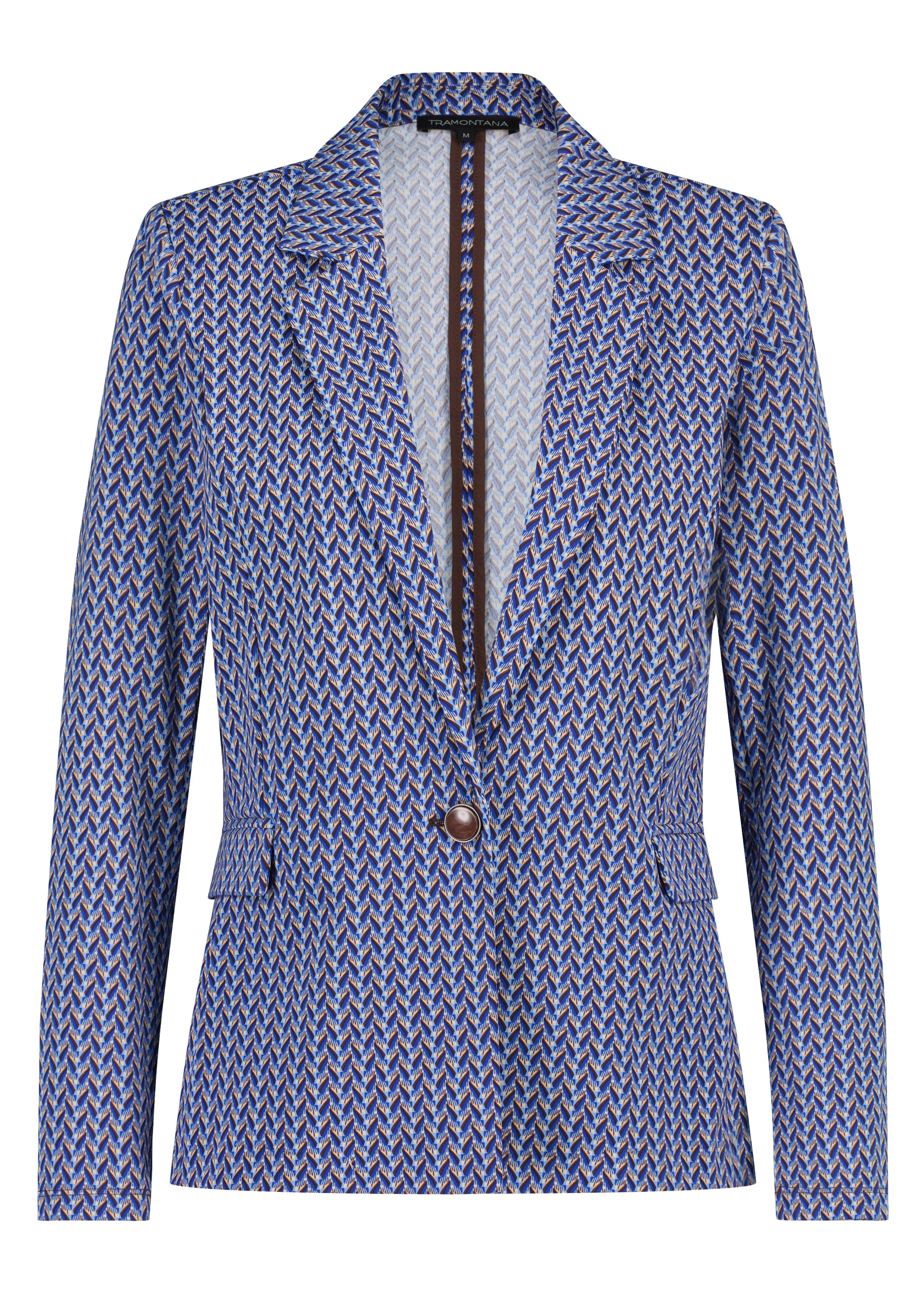 Blazer Travel Winter Minimal Print