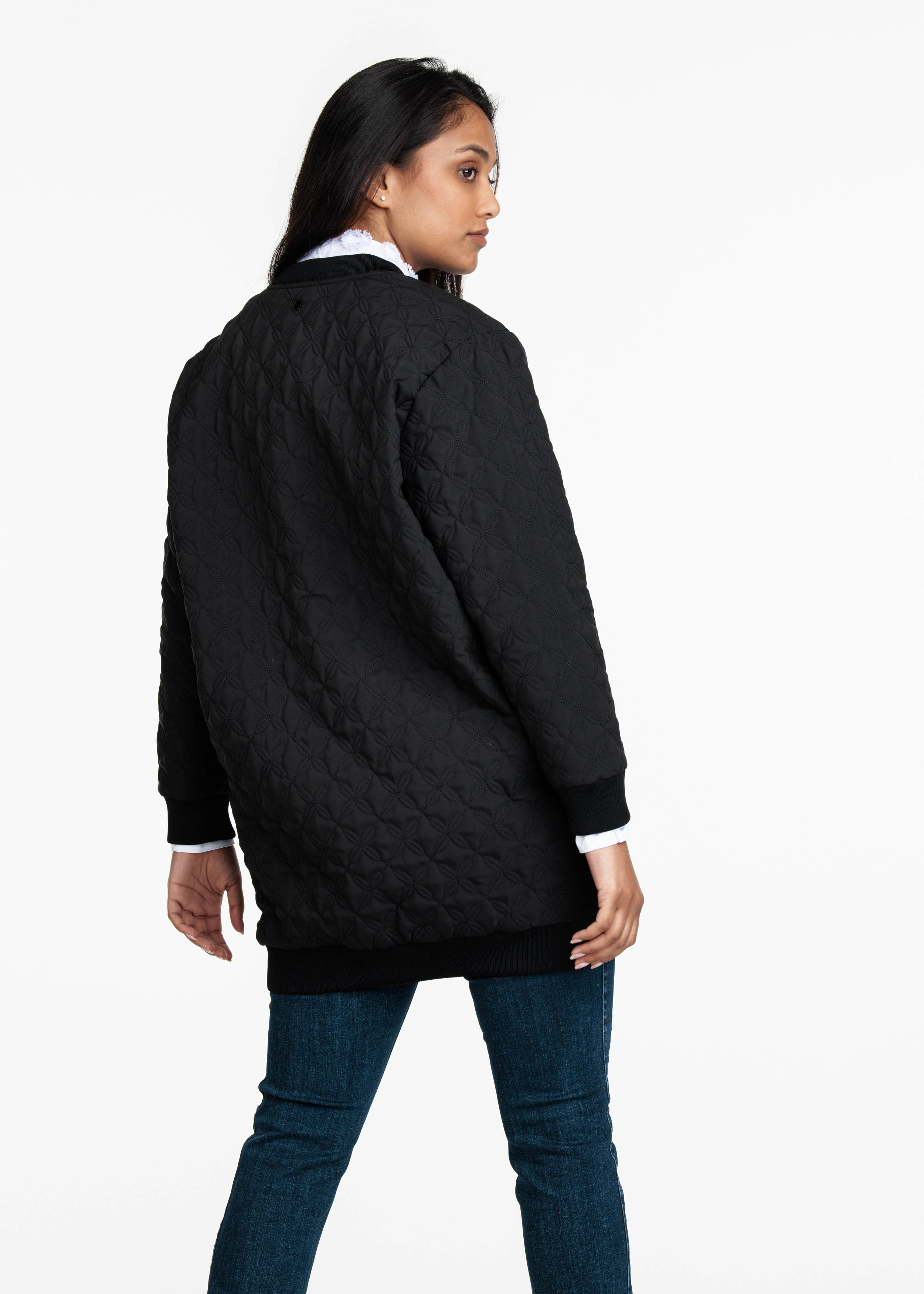 Coat Bomber Fancy Quilt